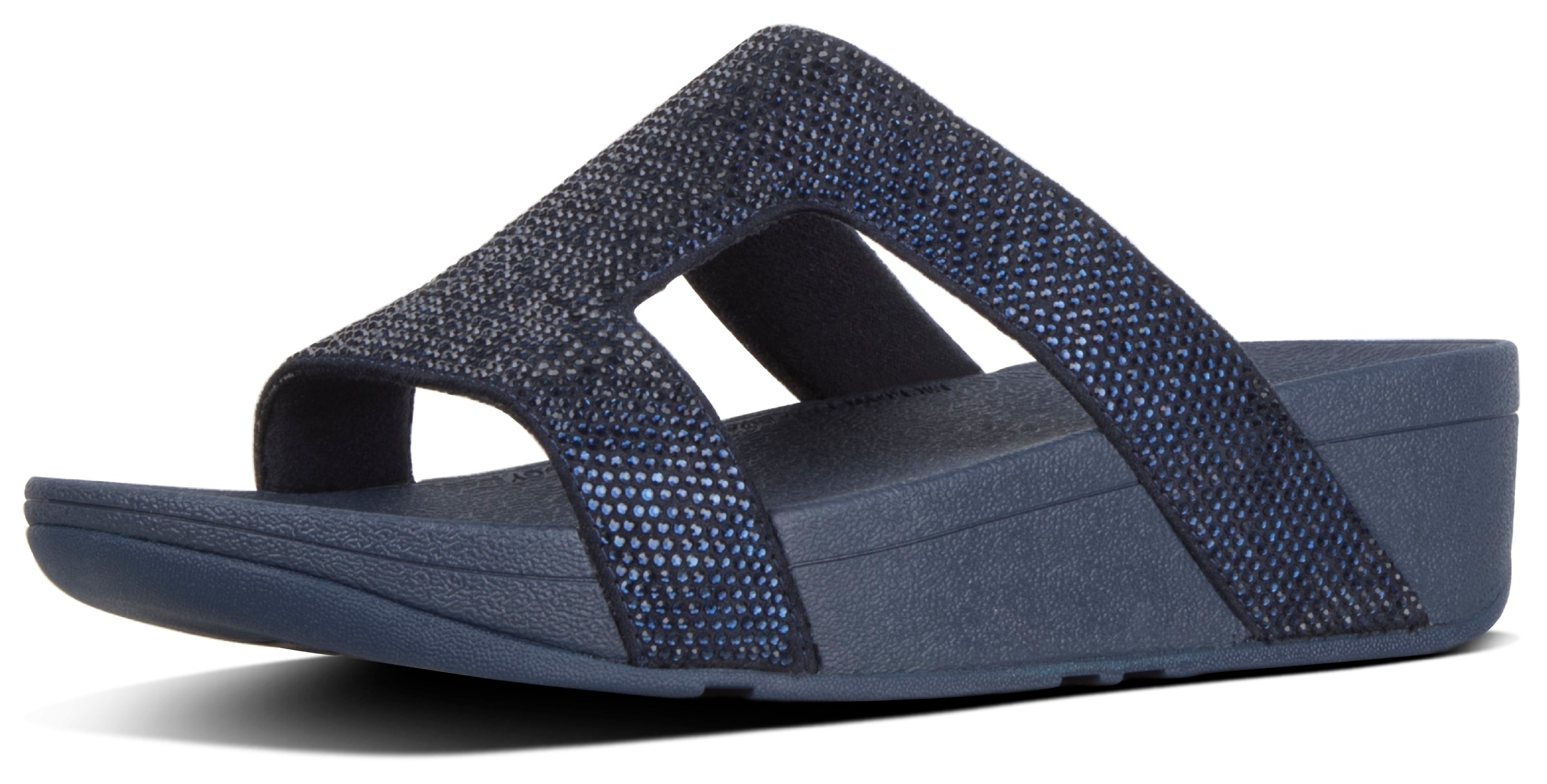 Fitflop Pantolette »MARLI«, Glitzersandale, Flats mit Glitzer-Details