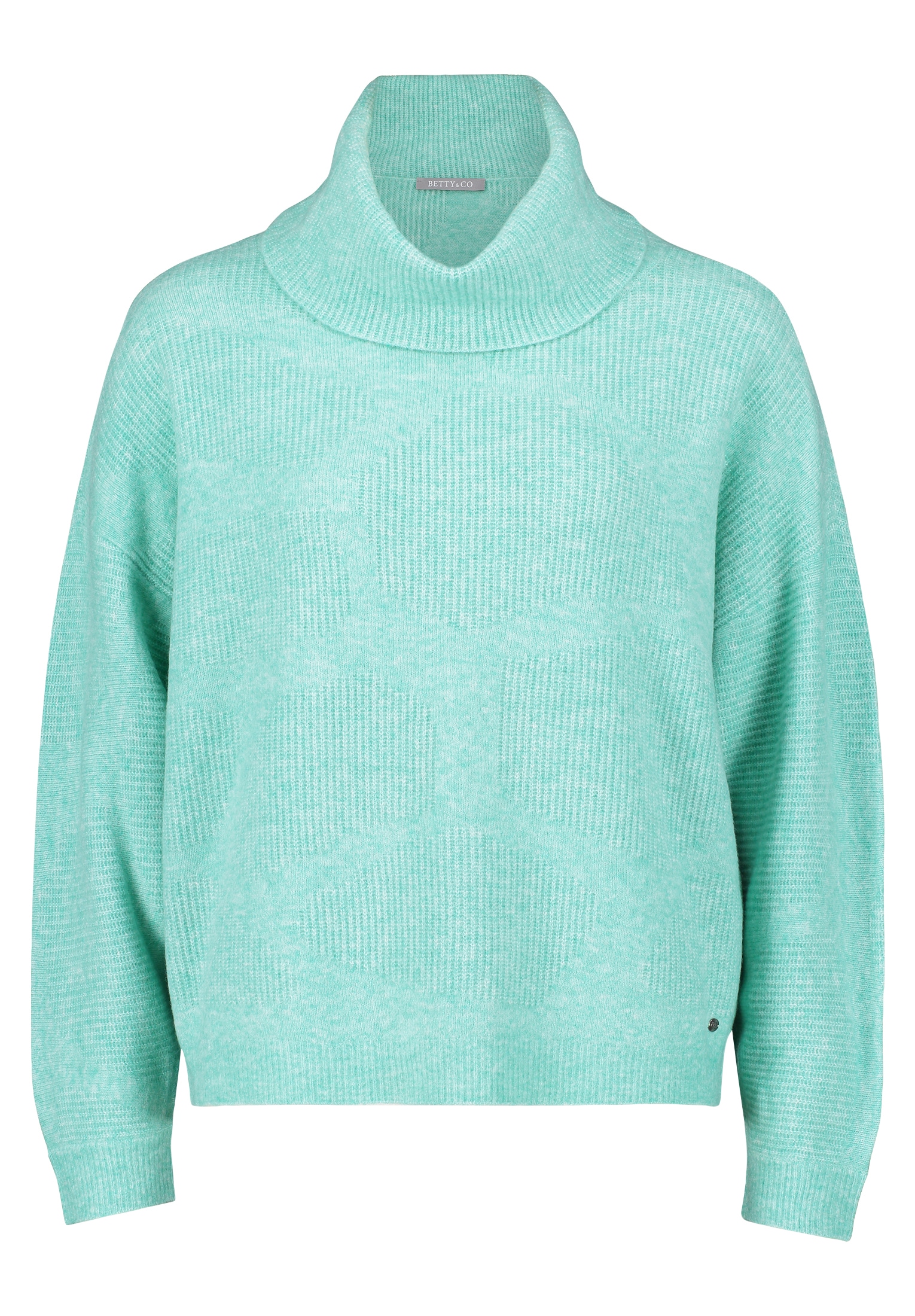 Betty&Co Strickpullover »Betty & Co Damen Strickpullover mit überschnittenen Ärmeln«, (1 tlg.), Rippbündchen