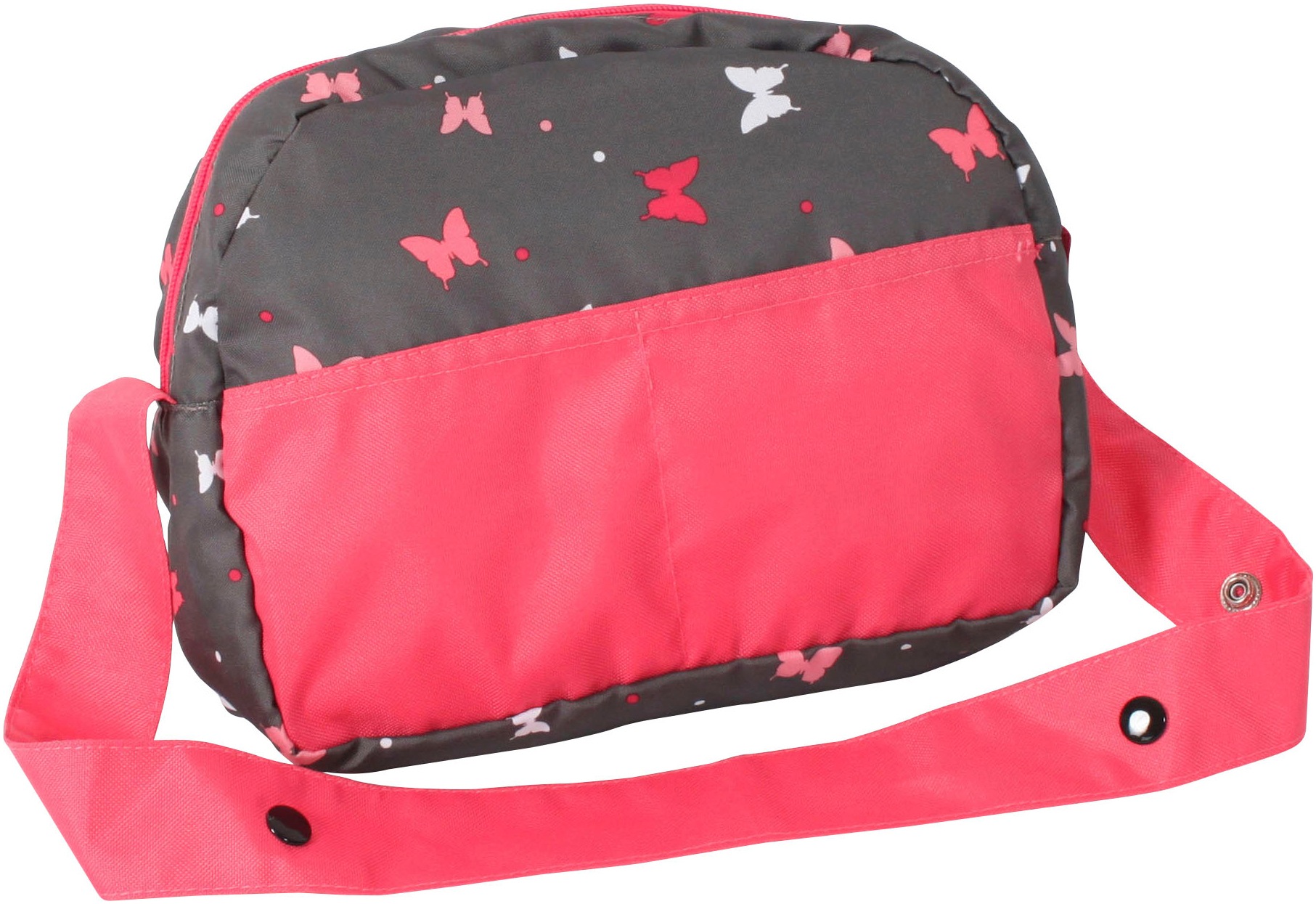 CHIC2000 Kinder Puppen Wickeltasche "Jeans Grey", bunt, Polyester, B:29cm H:22cm T:9cm, Puppenausstattungen