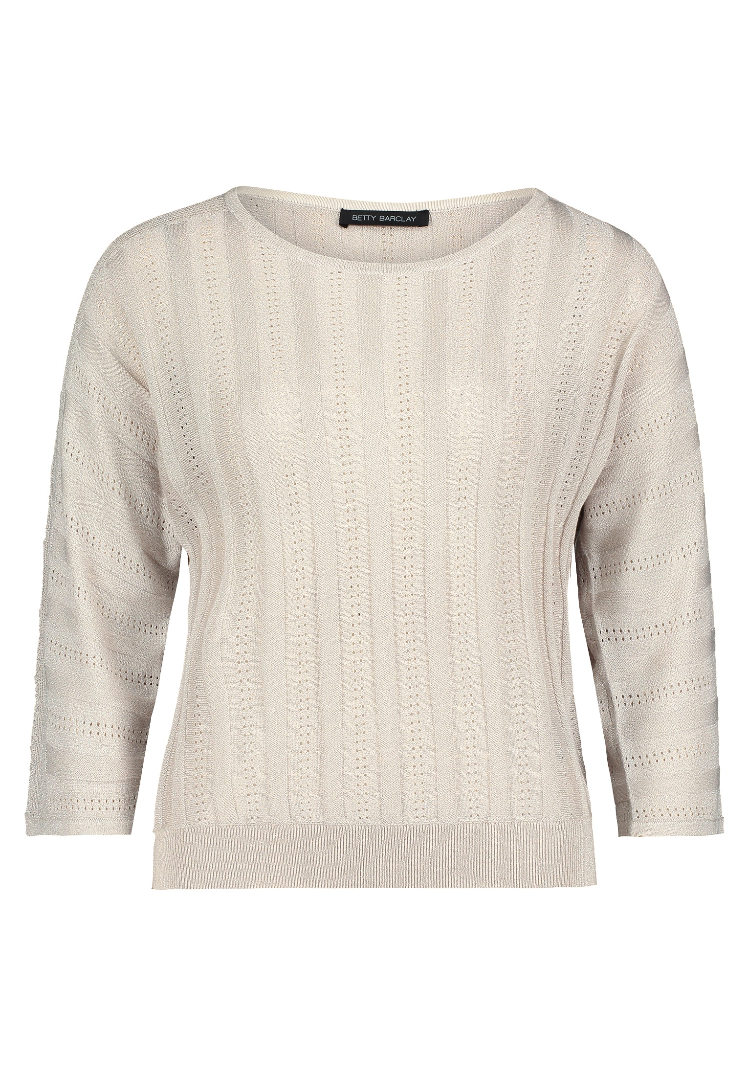 Betty Barclay Strickpullover »Betty Barclay Feinstrickpullover mit Lurexfaden«, (1 tlg.), Form