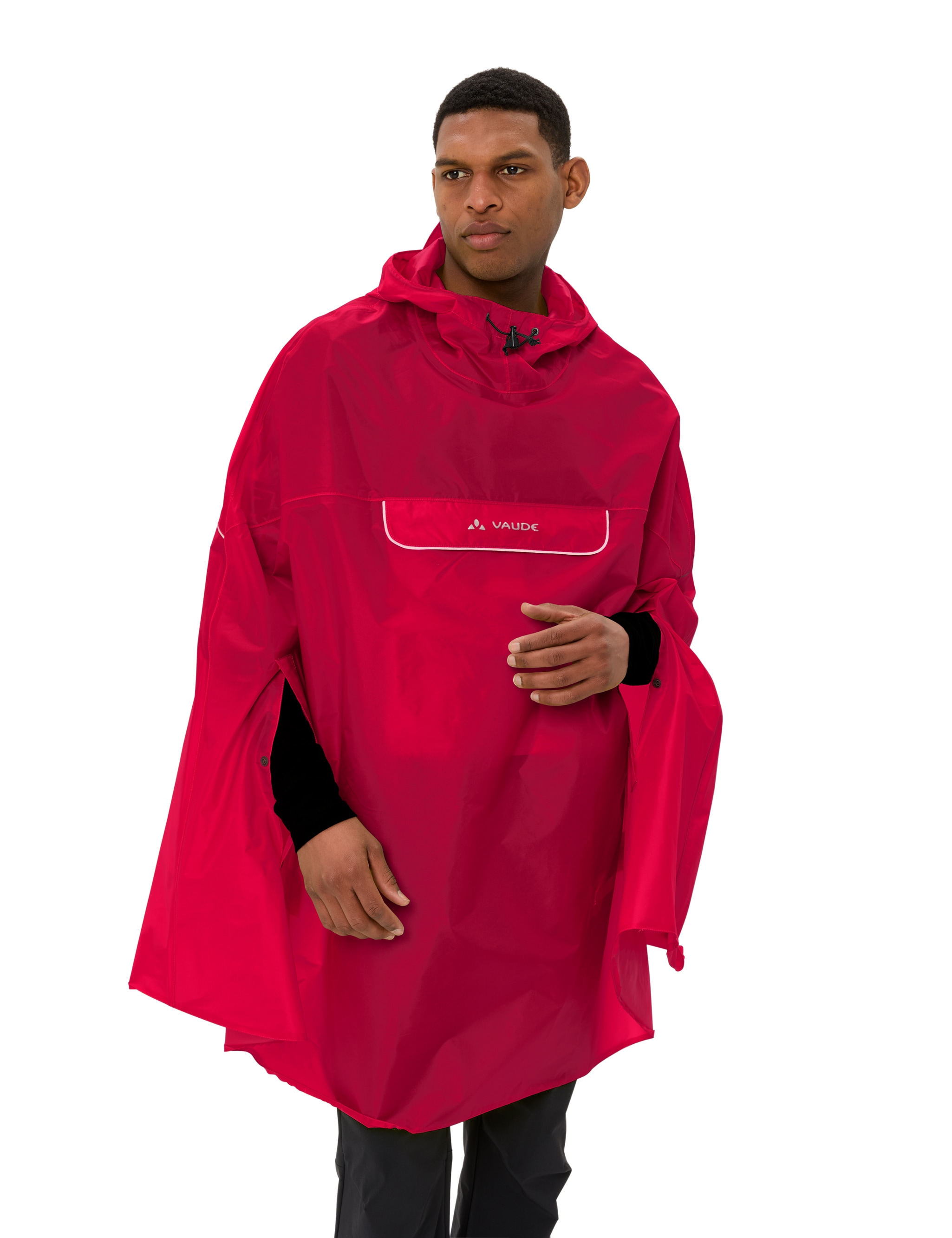 VAUDE Regenponcho »VALDIPINO PONCHO«, (1 St.), Wasserdicht, windabweisend, wasserabweisend – Übergangsjacke