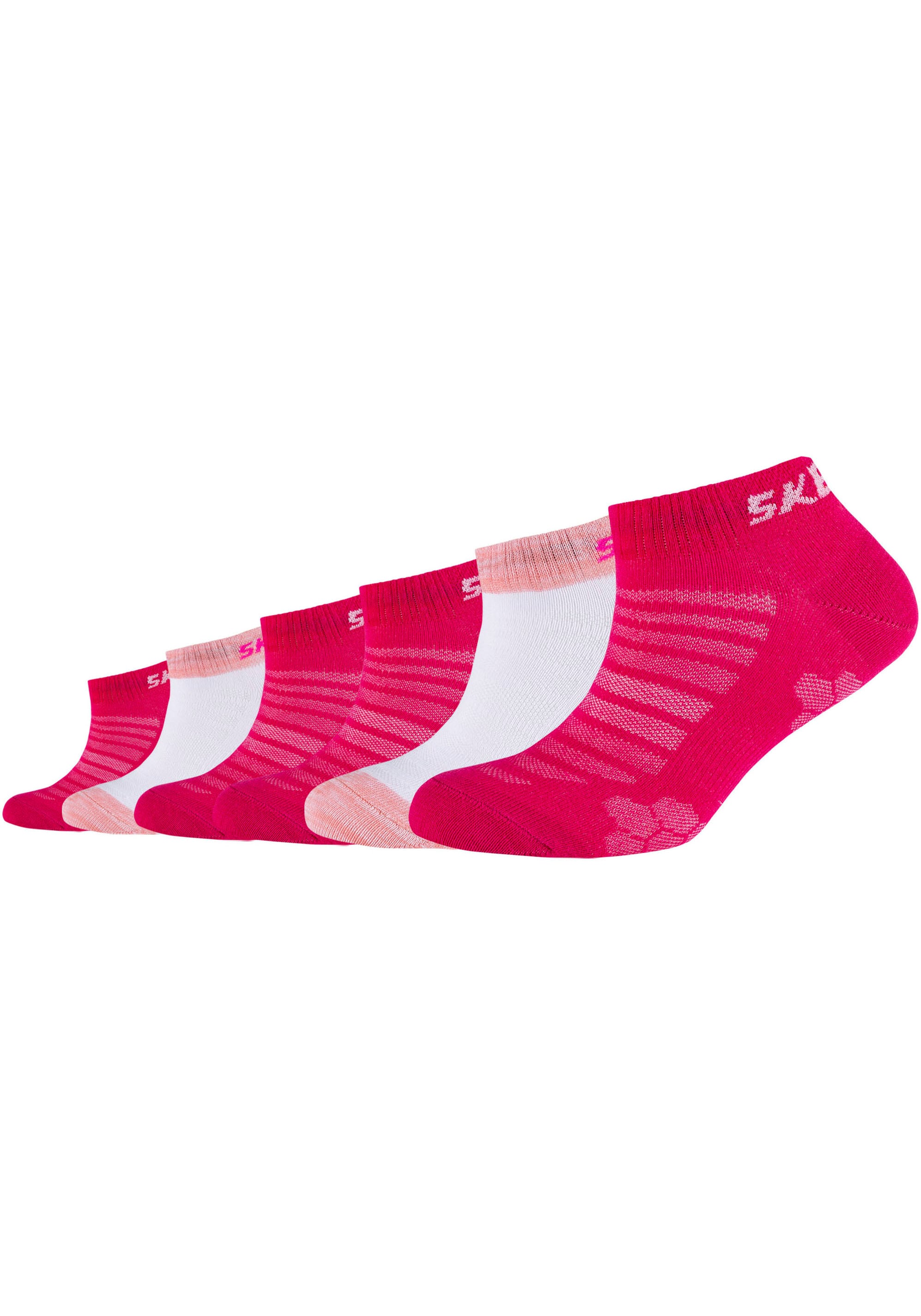 Skechers Sneakersocken, (Packung, 6 Paar), | feuchtigkeitsregulierender BAUR Netzbelüftung Mit bestellen