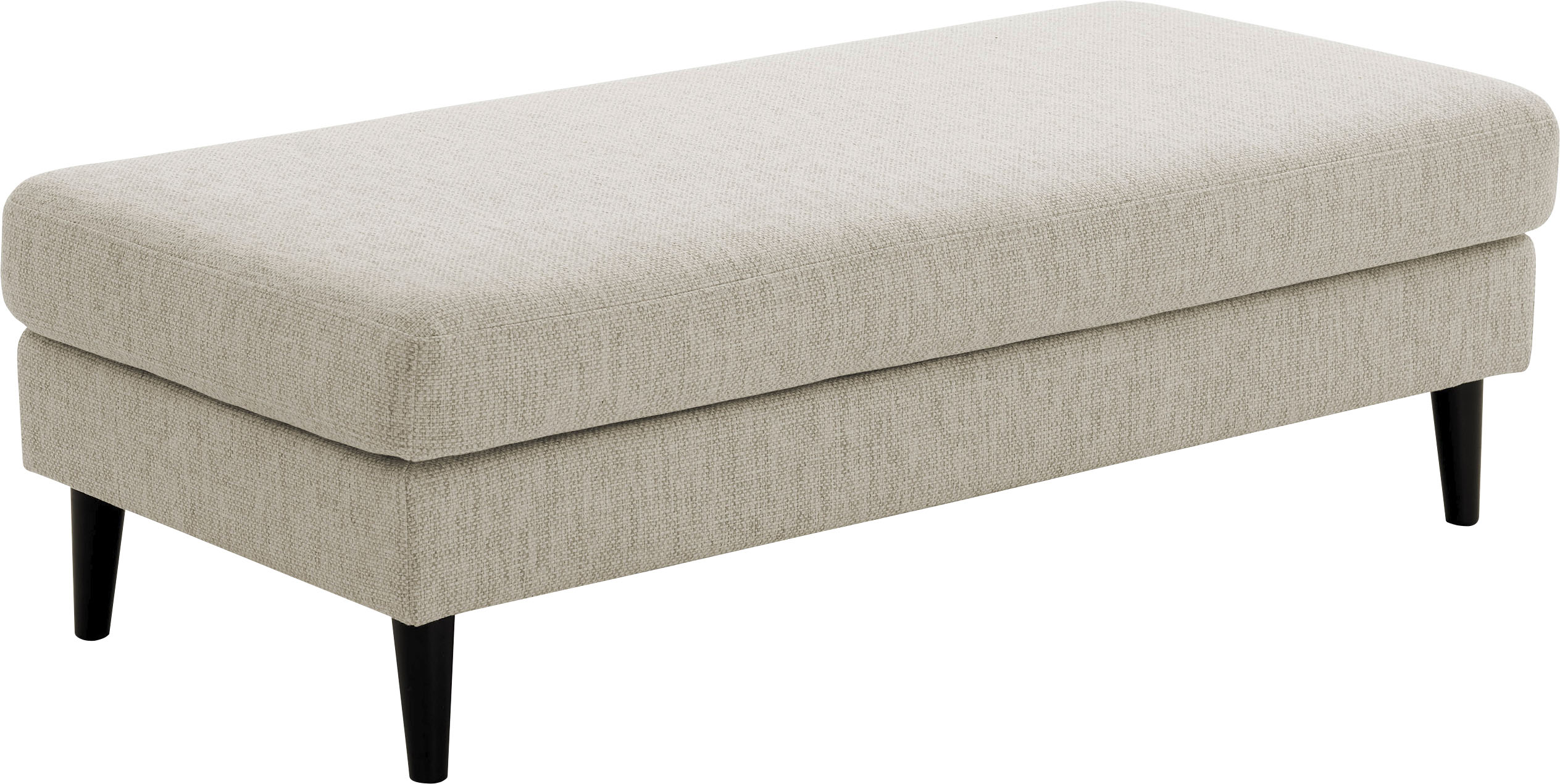 OTTO home Hocker "Rekvik" XXL-Hocker, mit Massivholzfüßen, passend zur Rekvik-Serie