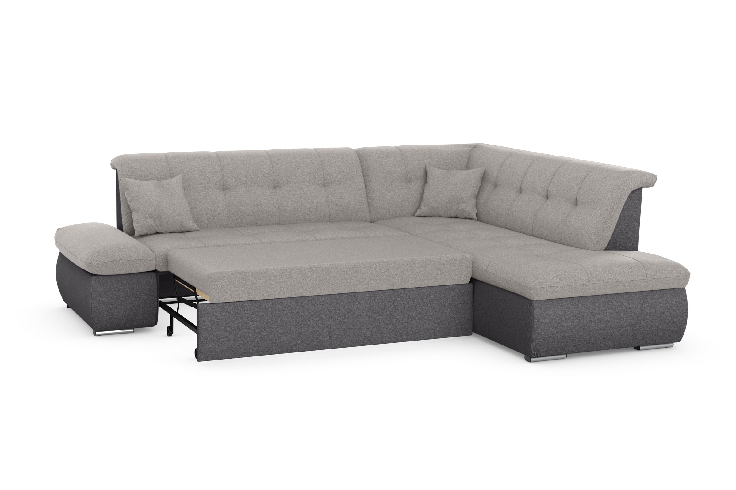 DOMO collection Ecksofa »Moric L-Form«, wahlweise mit Bettfunktion und Armlehnenverstellung, auch in Cord