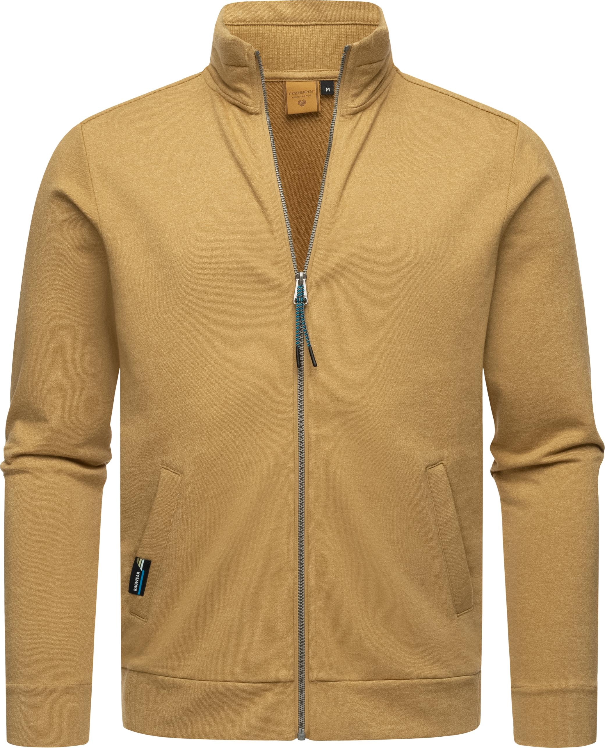 Ragwear Kapuzensweatjacke "Miet", coole Herren Basic Sweatjacke