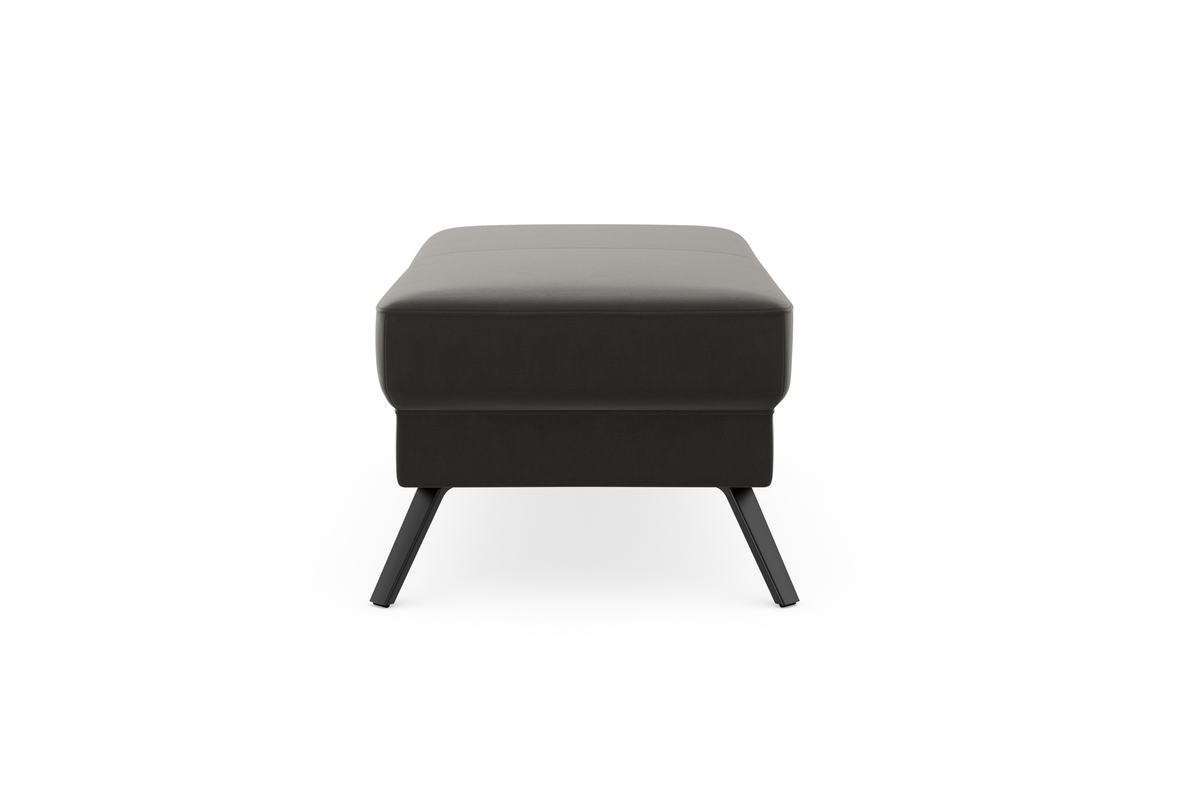 Hockerbank SIT & MORE "Lindholm", grau (anthrazit), B:135cm H:48cm T:65cm, Hocker 3