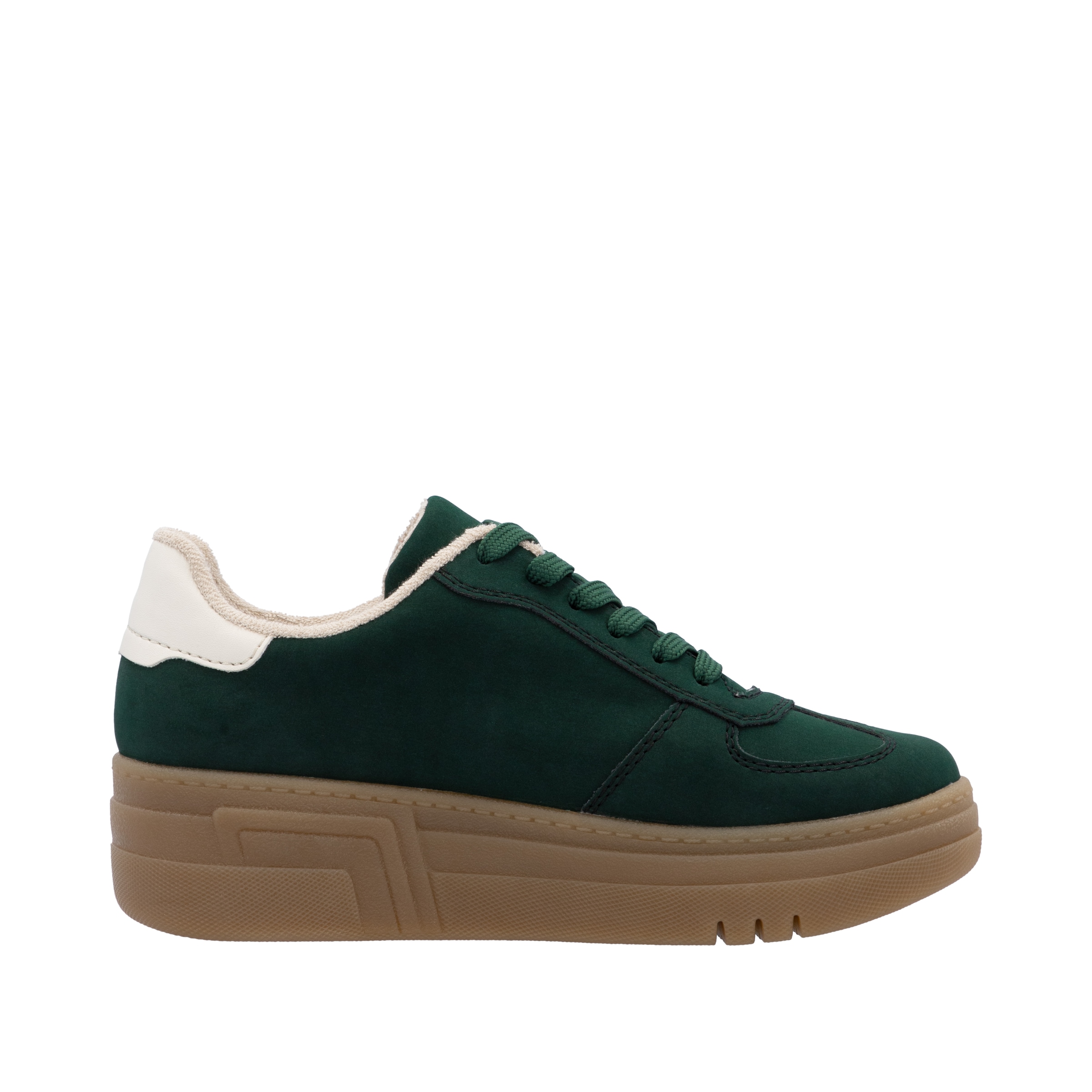 Rieker Plateausneaker, Retro-Sneaker, Basket-Sneaker, Schnürer mit softem Schaftrand
