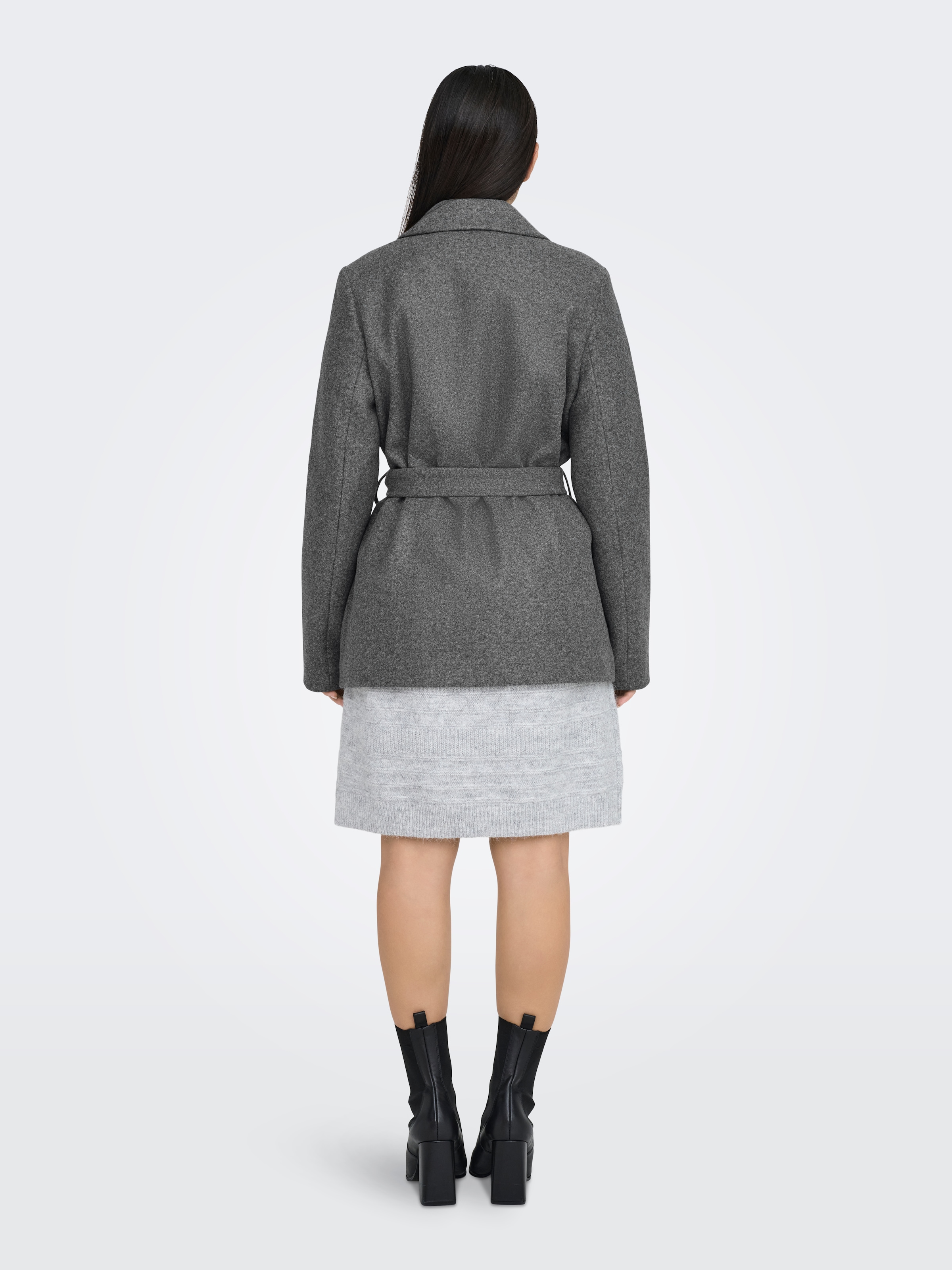 ONLY Kurzmantel »ONLALVILDA LIFE SHORT WRAP COAT OTW« Kunstfaser