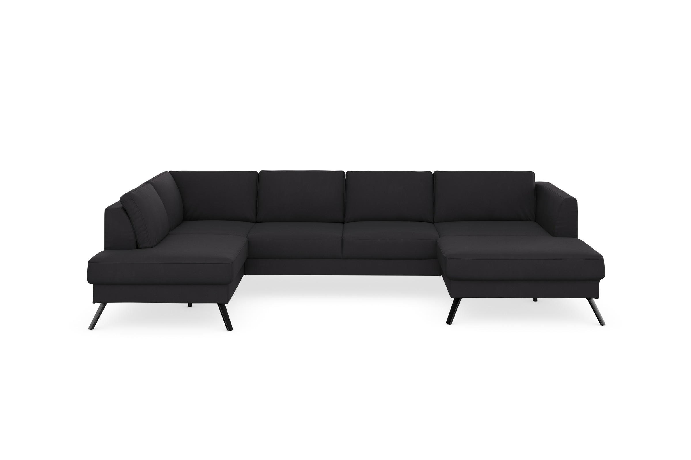 sit&more Wohnlandschaft »Lindholm U-Form«, mit Sitztiefenverstellung und Federkern