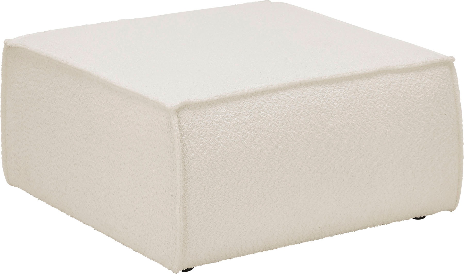 andas Hocker "FINNLEY, Polsterhocker in Bouclé, Struktur fein u. Mega Cord günstig online kaufen