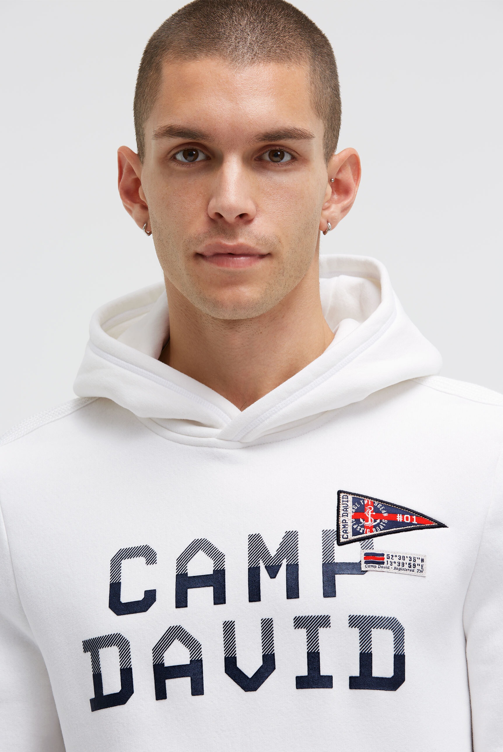 CAMP DAVID Kapuzensweatshirt , mit Rippbündchen
