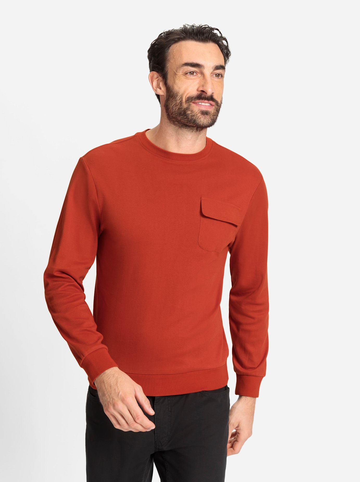 Catamaran Rundhalsshirt "Langarm-Shirt" 1 Stk. tlg. günstig online kaufen