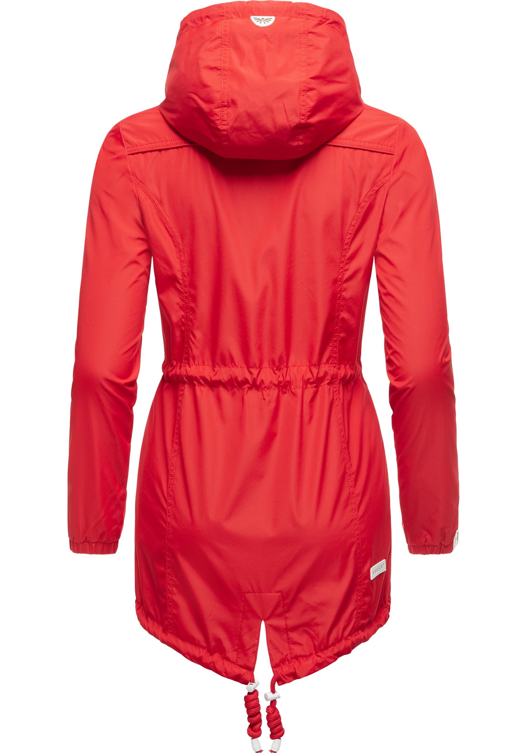 Navahoo Outdoorjacke »Mein Nachtsternchen«, mit Kapuze, modische Damen Outdoor Übergangsjacke mit Kapuze