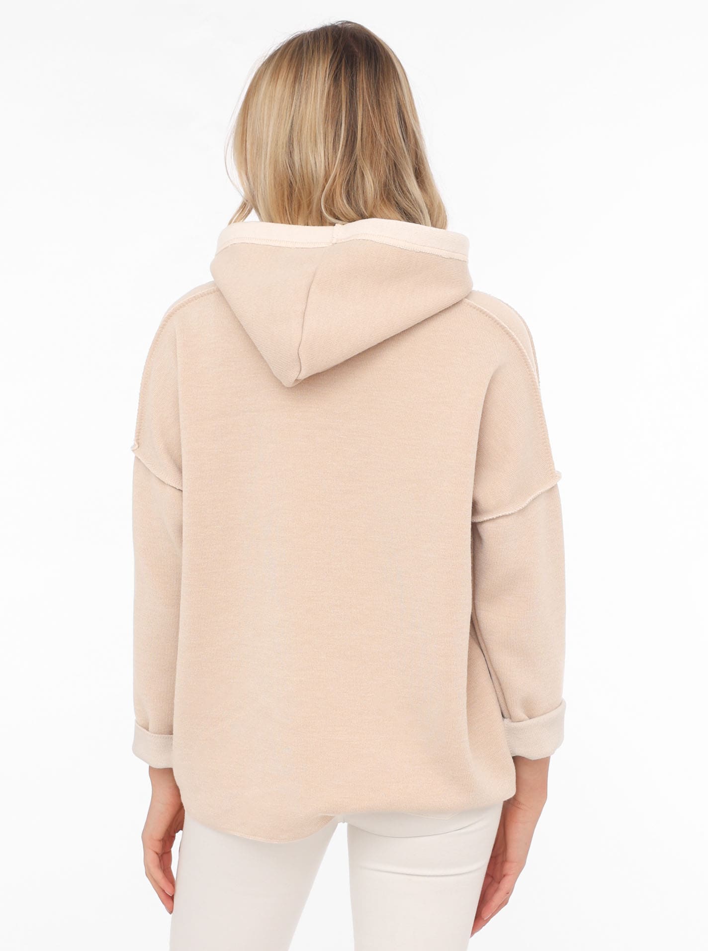 Zwillingsherz Hoodie »"Positive Mind"«, mit Kapuze, 3/4 Arm und Stempeldruck