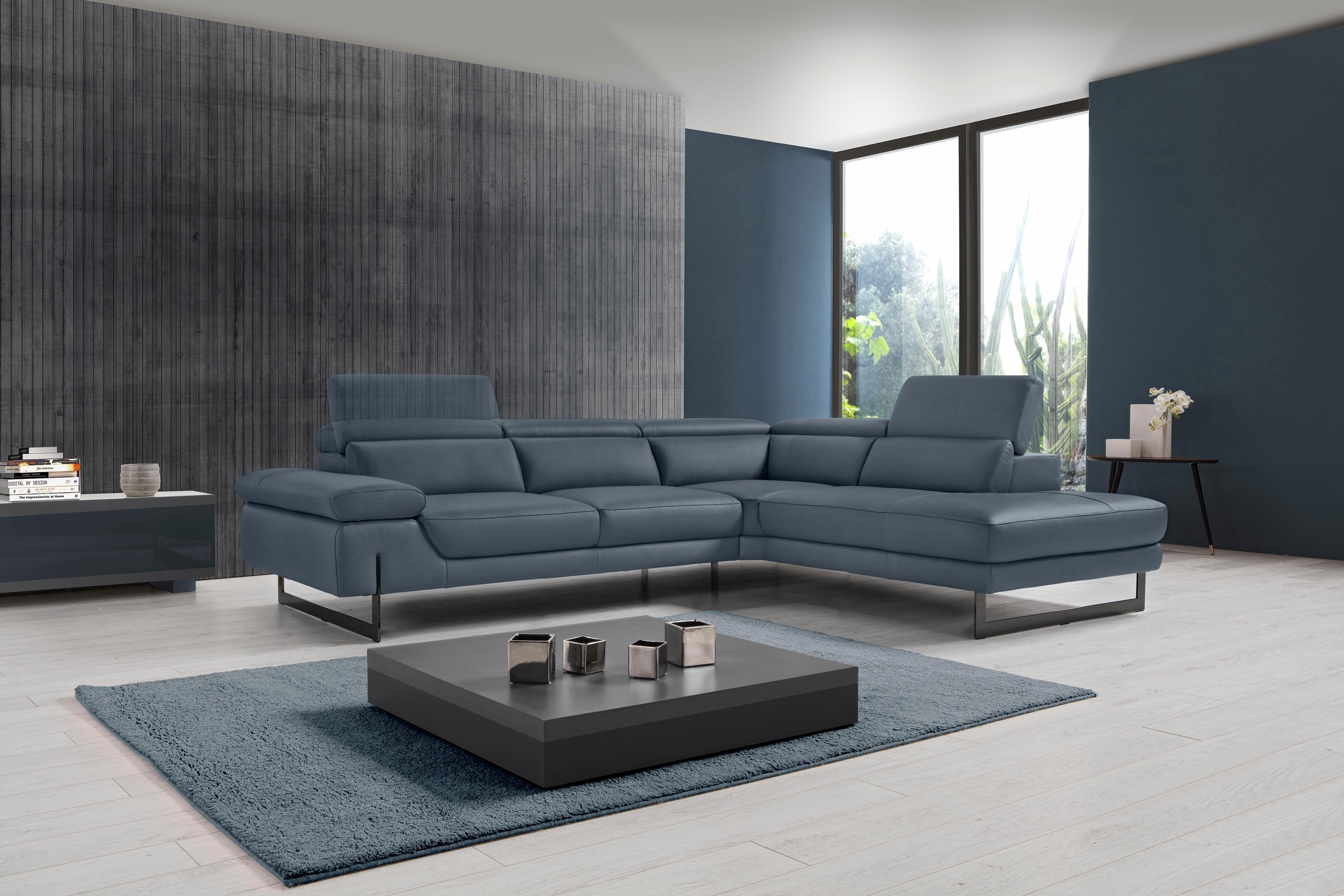 Egoitaliano Ecksofa "Queenie, extravagantes Sofa mit erstklassigem Sitzkomfort, L-Form" mit verstellbarer Armlehne und Kopfteilen für Wohlfühlkomfort