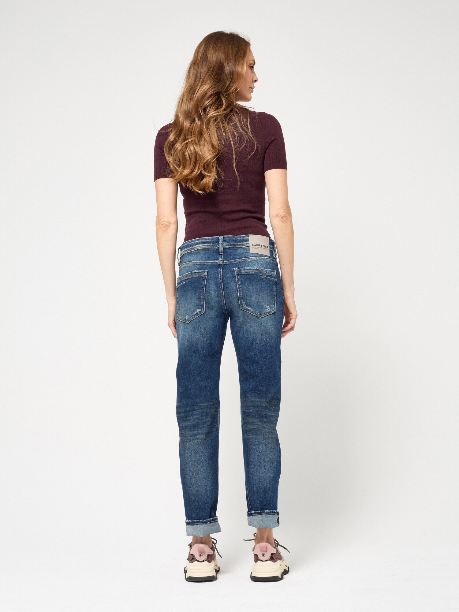 GANG Boyfriend-Jeans »94NICA WORKER« im androgynen Look