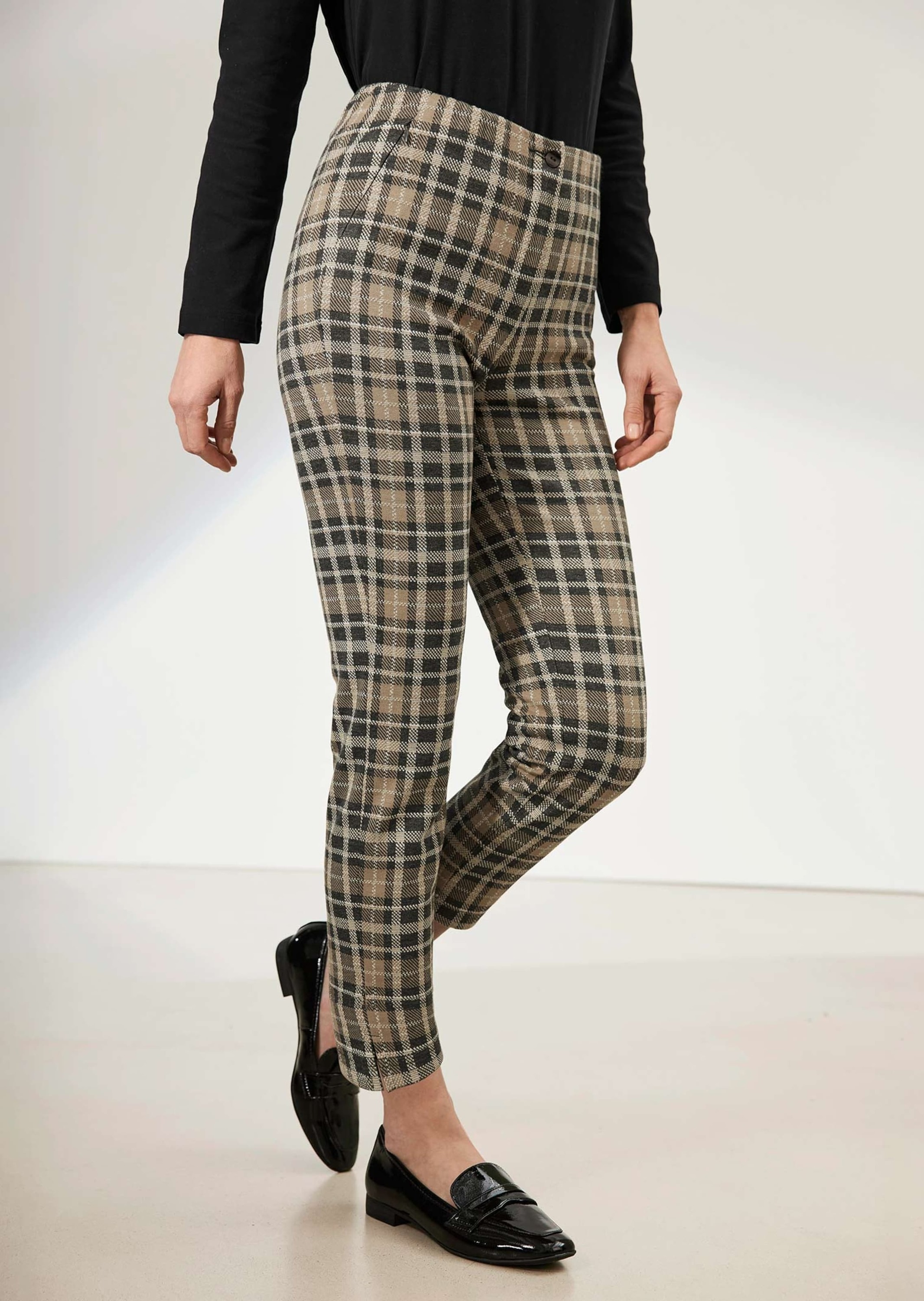 Thumbnail - GOLDNER Stoffhose "Glencheck-Hose LOUISA"