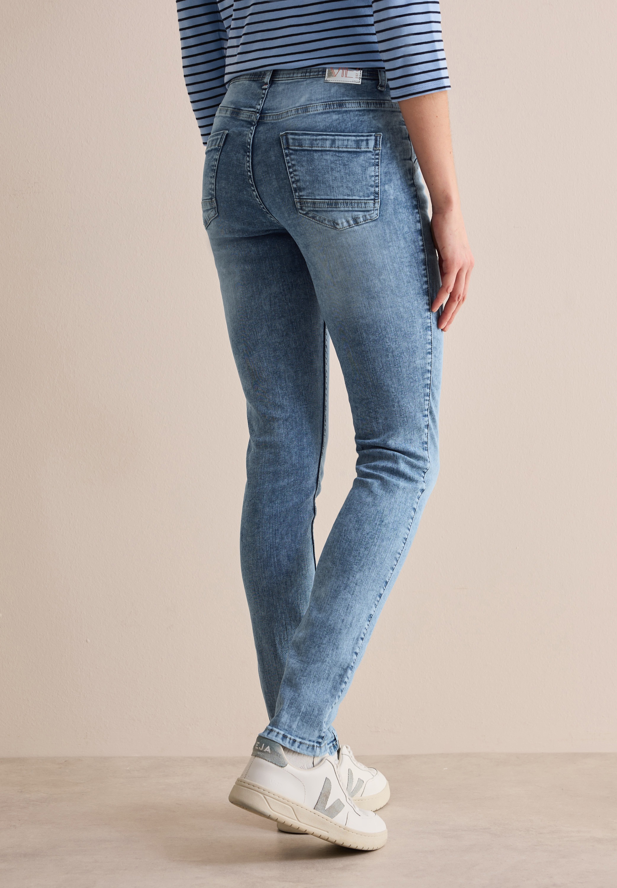 Cecil Slim-fit-Jeans, in hellblauer Waschung günstig online kaufen