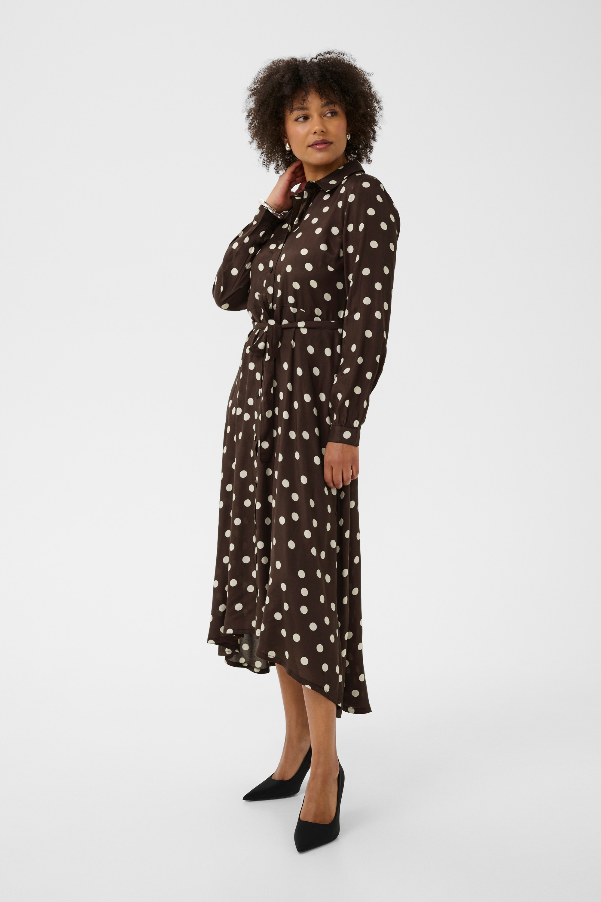 KAFFE Midikleid »Damen Kleid KAoline«