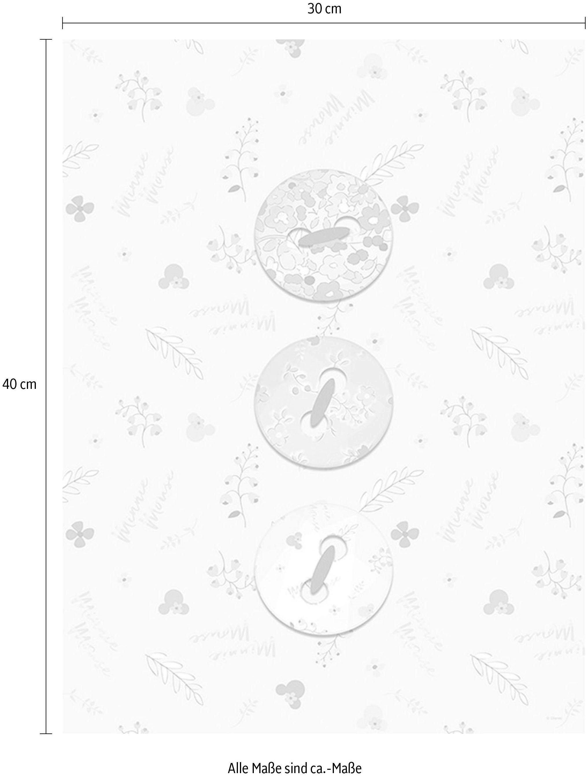 Komar Bild »Minnie Mouse Buttons«, Disney, (1 St.), Wandbild zur Dekoration im Kinderzimmer - ohne Rahmen
