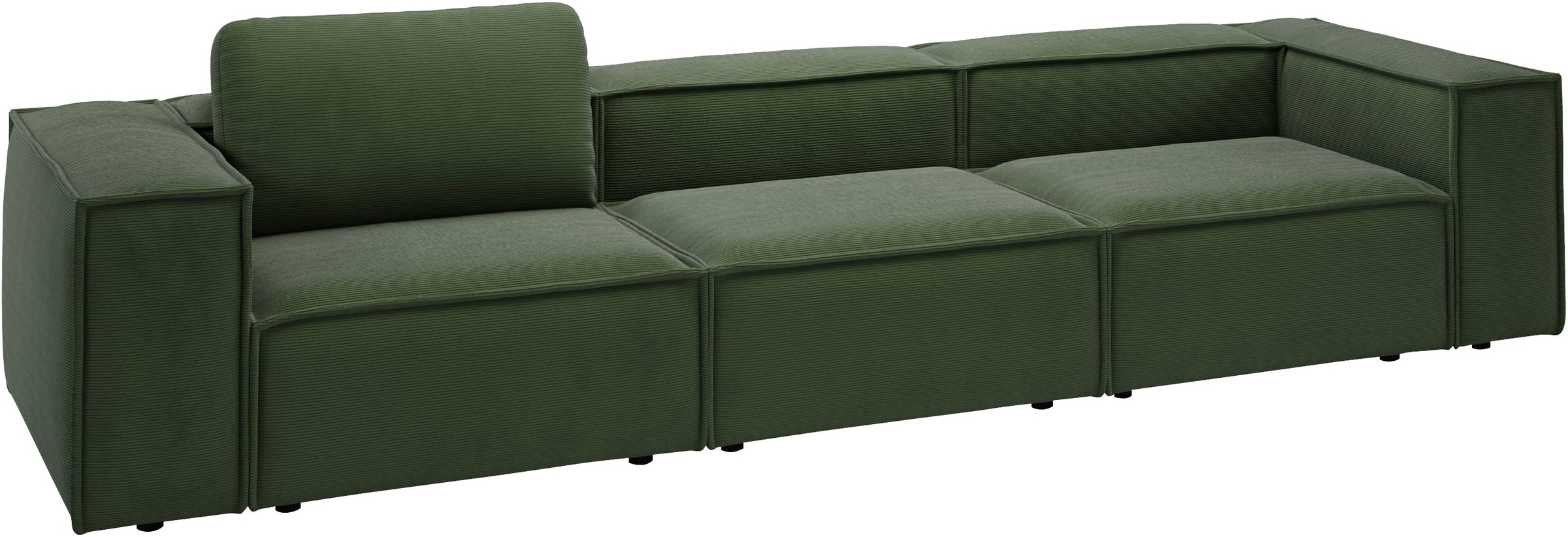 Places of Style 3,5-Sitzer »Watertown, modernes Big-Sofa XXL, 336 cm Breite, auch in Feincord«, Riesiges Designersofa mit viel Platz & weichen Bezügen in Trendfarben