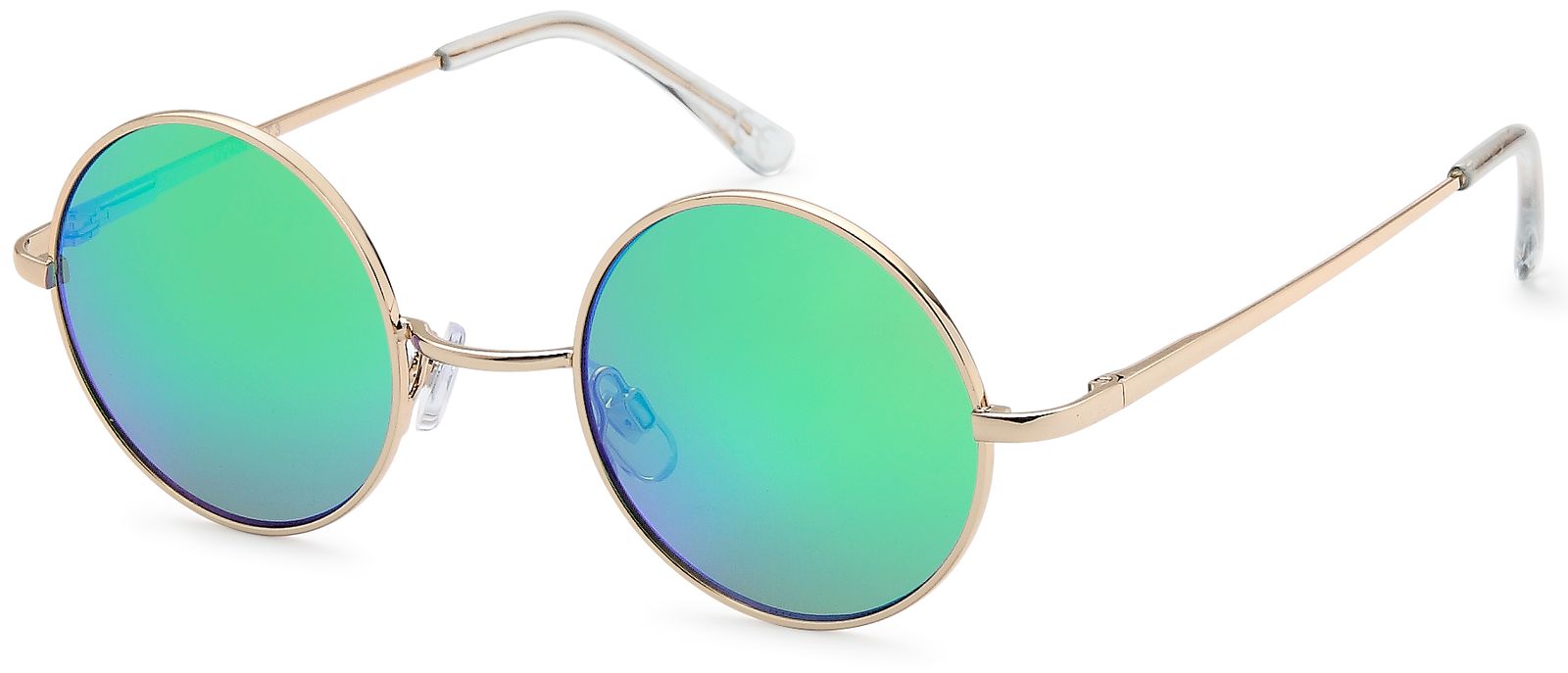 styleBREAKER Sonnenbrille "Retro Sonnenbrille Klein Rund mit Federscharnier" 1 Stk.