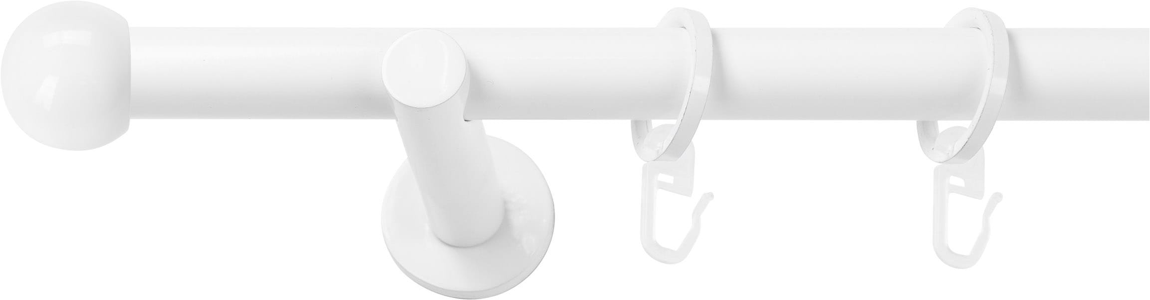 SN DECO GROUP Gardinenstange Ø 19 mm 1 läufig-läufig Fixmaß;kürzbar