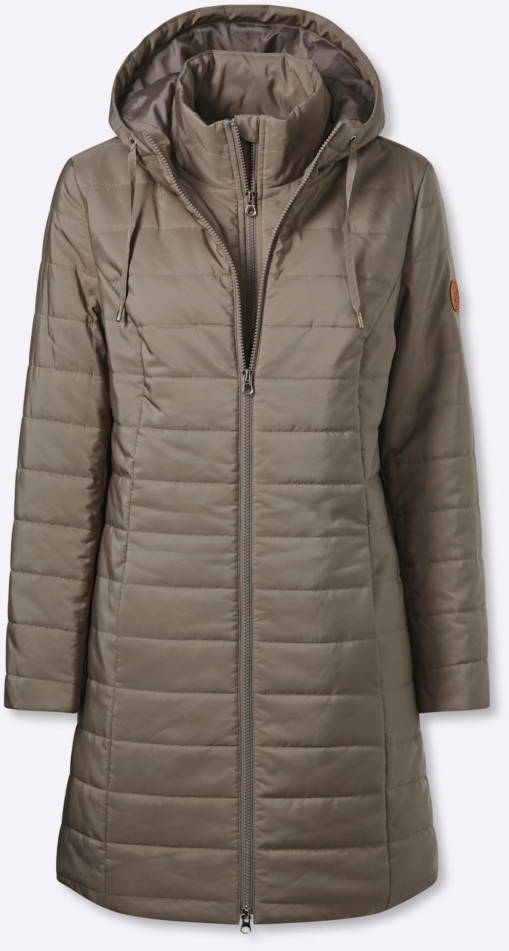 Classic Basics Langjacke mit Kapuze