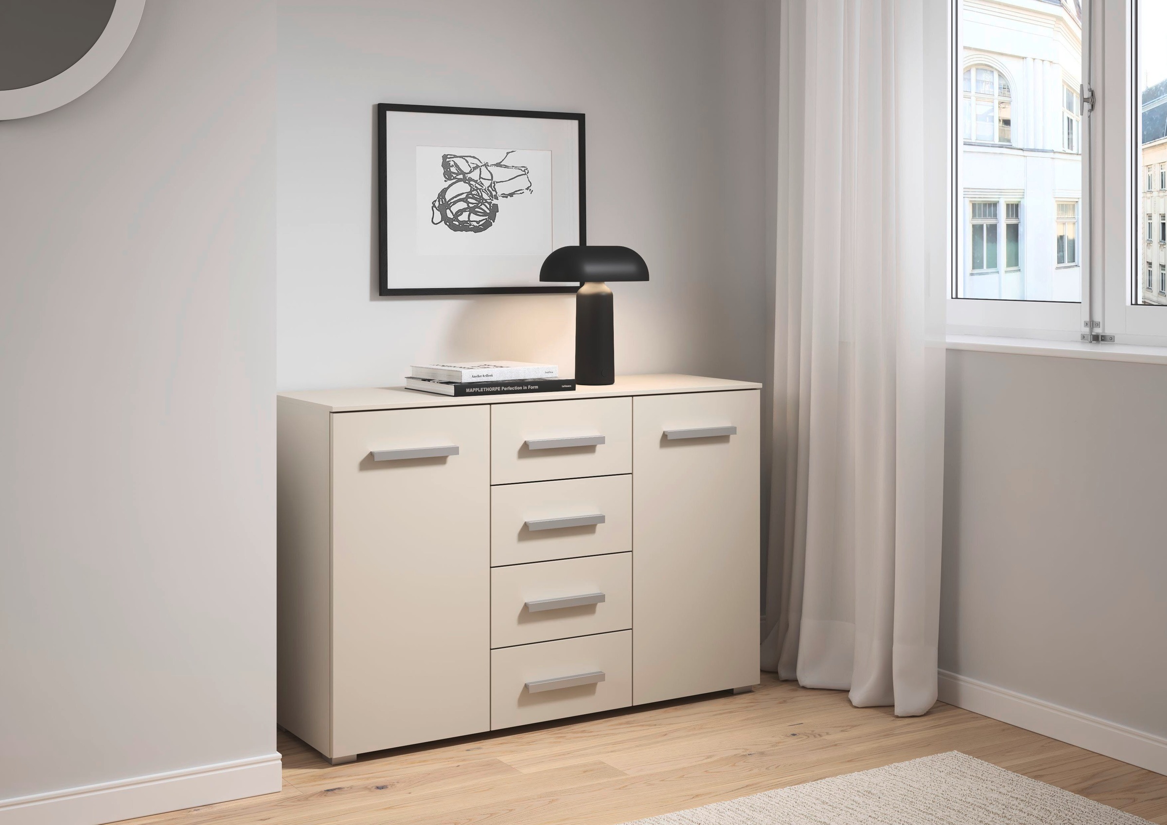 rauch "Sideboard Kommode Kombikommode KOLUNA mit Dekorfront" Breite 120 cm, günstig online kaufen