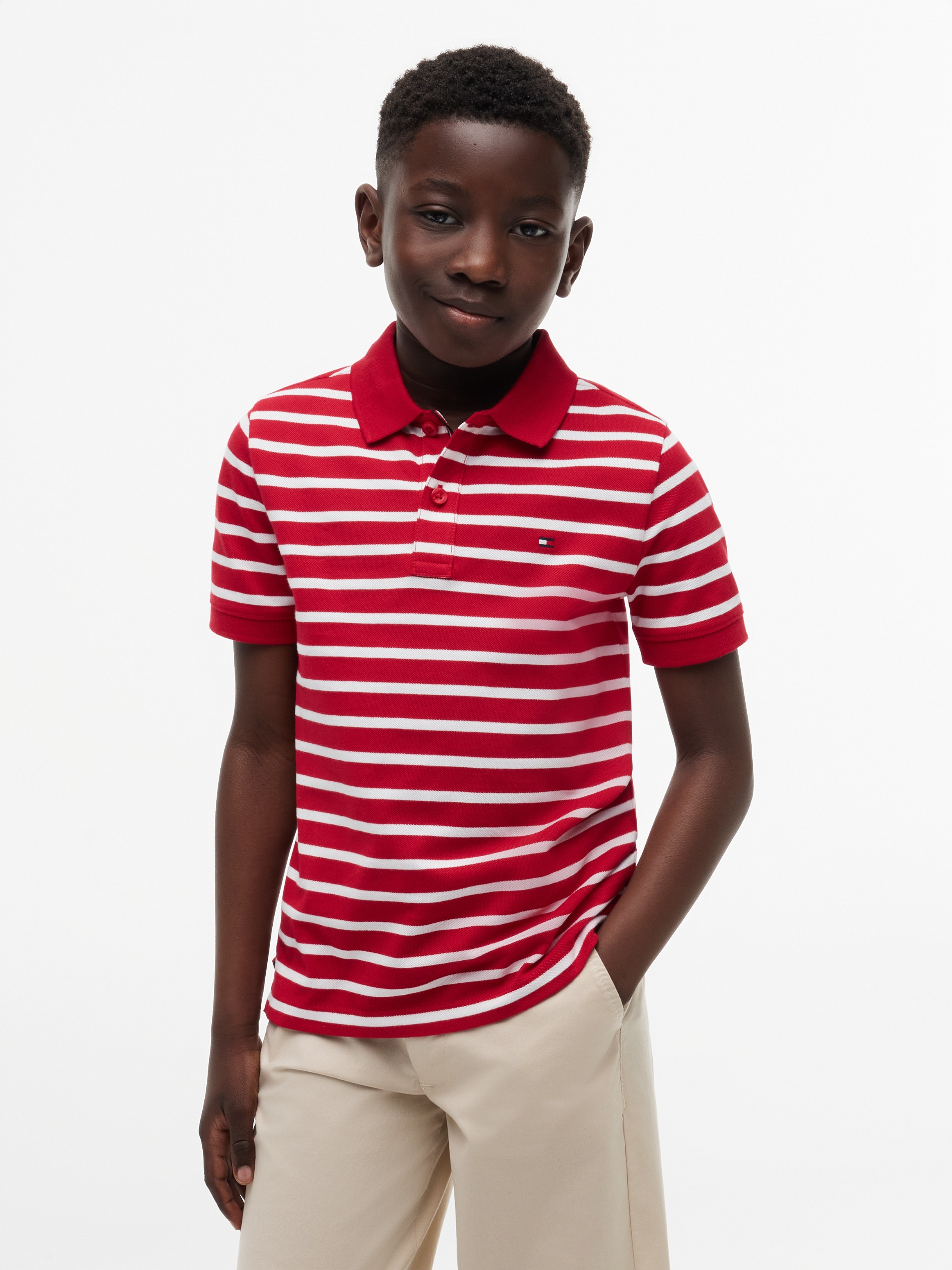 Tommy Hilfiger Poloshirt "FLAG POLO SS" Kinder bis 16 Jahre, regular fit