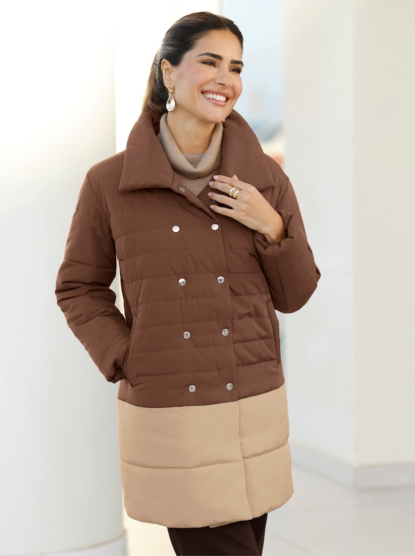 Classic Basics Steppjacke ohne Kapuze