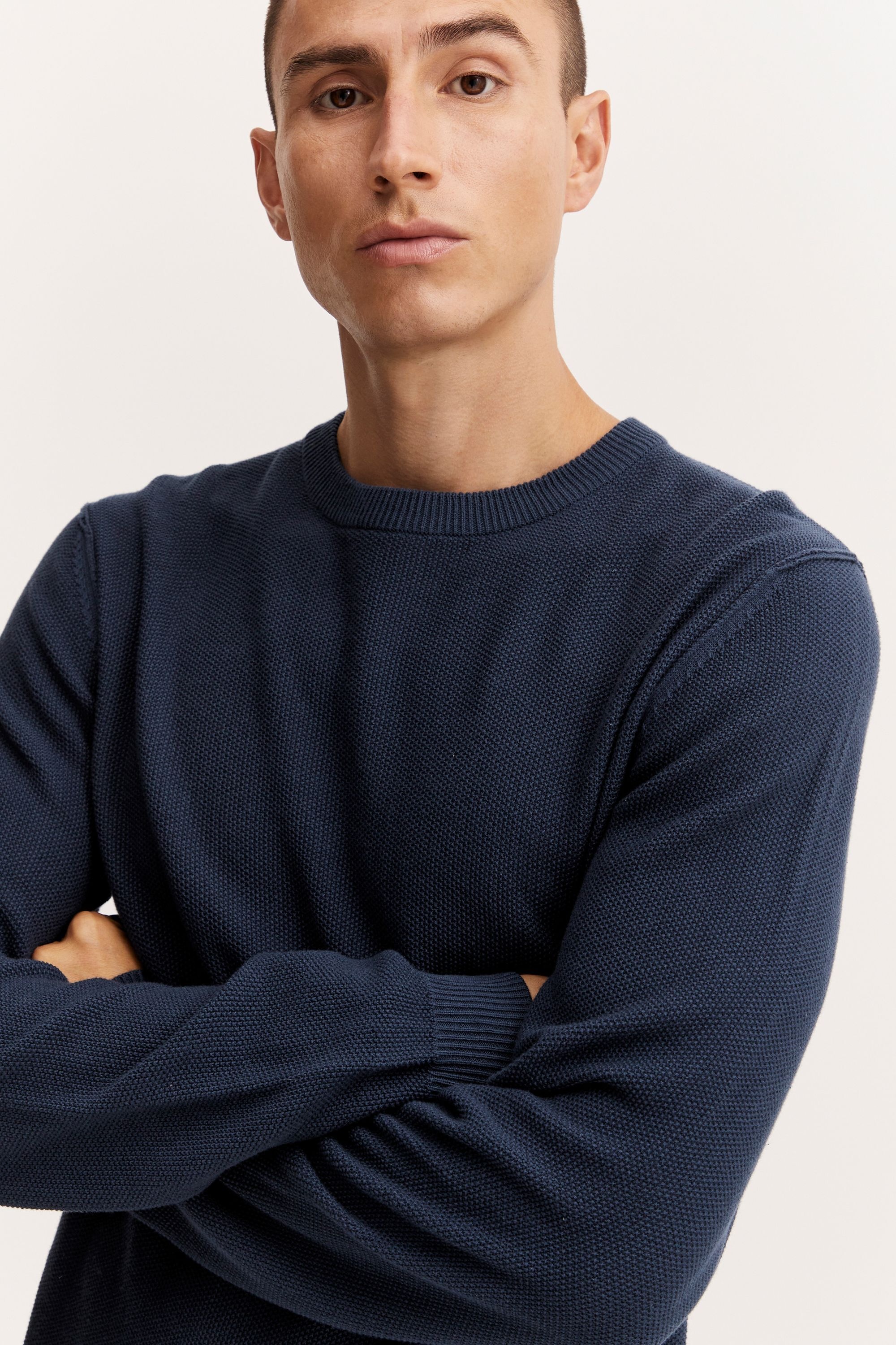 Blend Strickpullover »BHPullover« Stilvoller Feinstrick-Pullover mit Rundhalsausschnitt