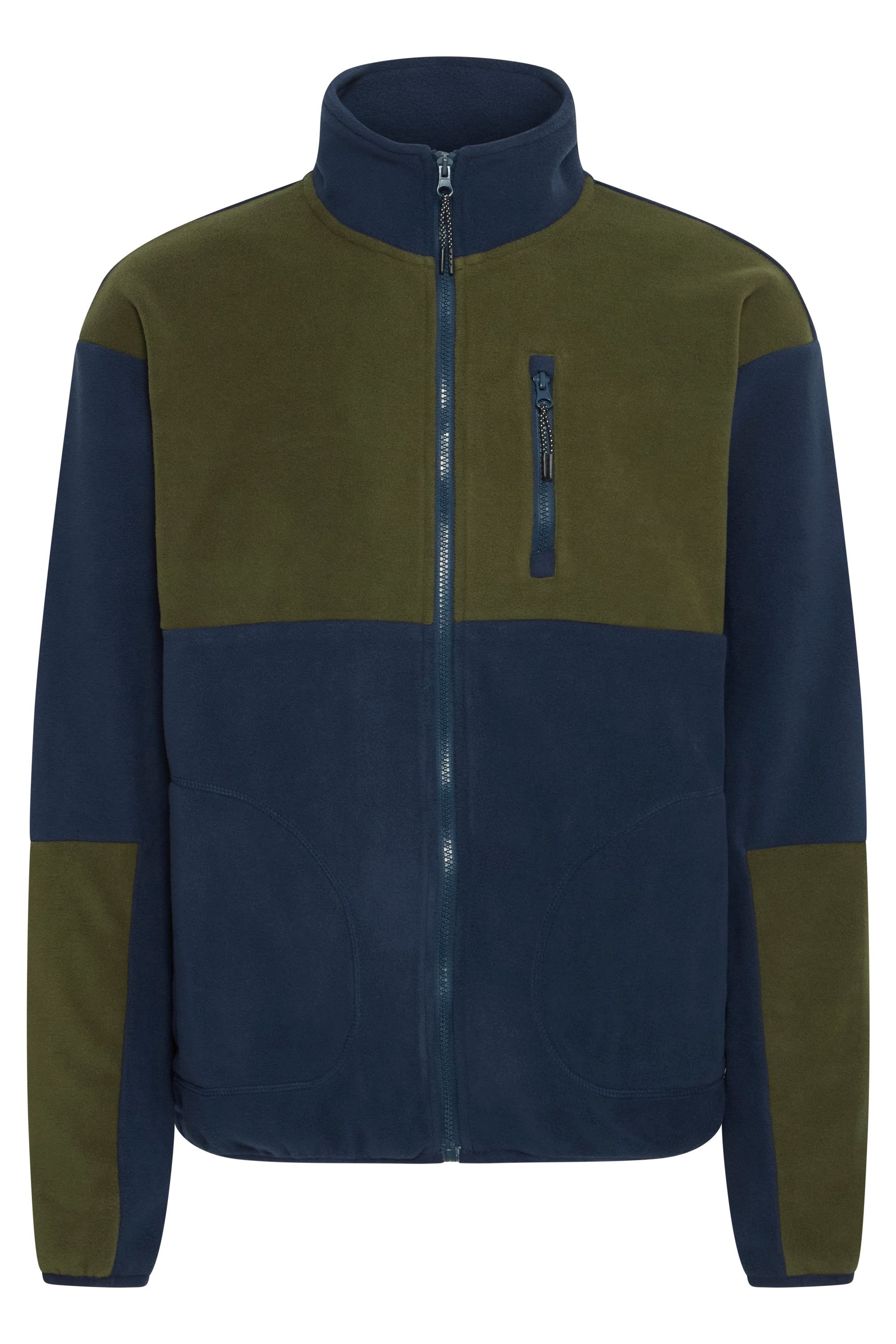 Blend Fellimitatjacke "BHBROOKS Sweatshirt zipp thru" ohne Kapuze Kuschelig günstig online kaufen