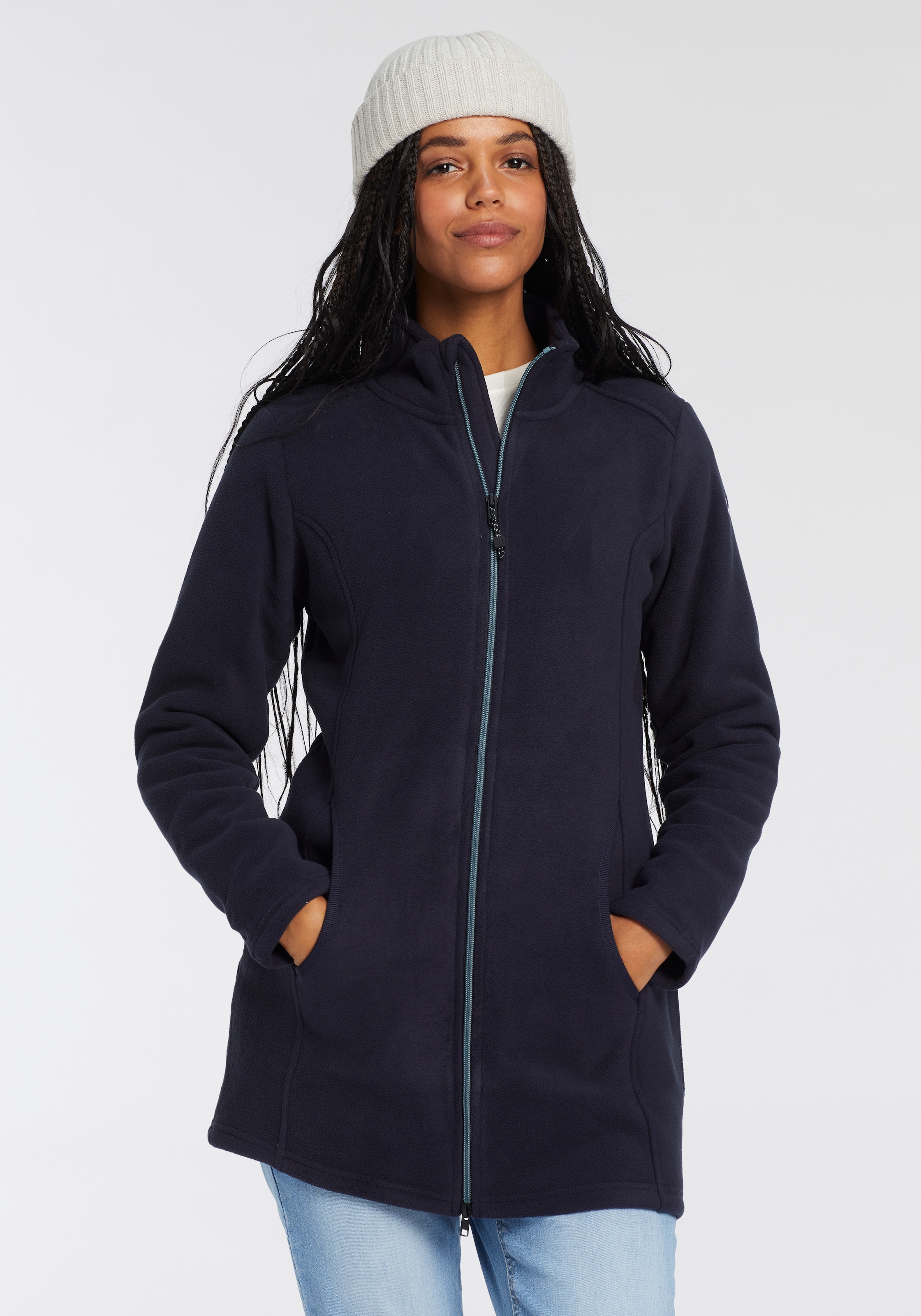 Killtec Fleecejacke "KOW 110 WMN FLC JCKT", in Extra-Länge