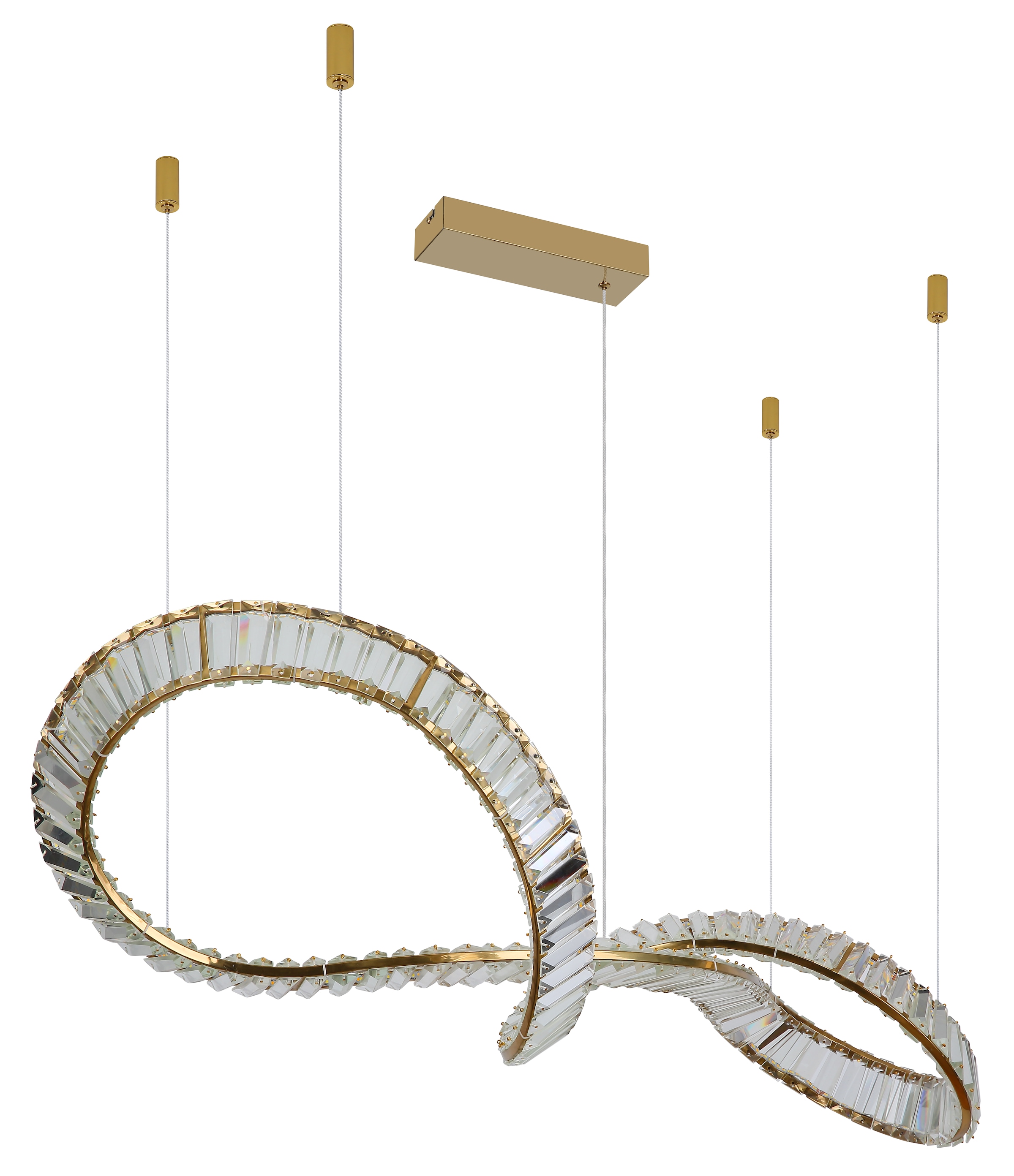 GLOBO LIGHTING Hängeleuchte »NEIL« LED-Modul 1 Stk. warmweiß - kaltweiß Hängelampe Esszimmer-Leuchte Esstischleuchte Wohnzimmer