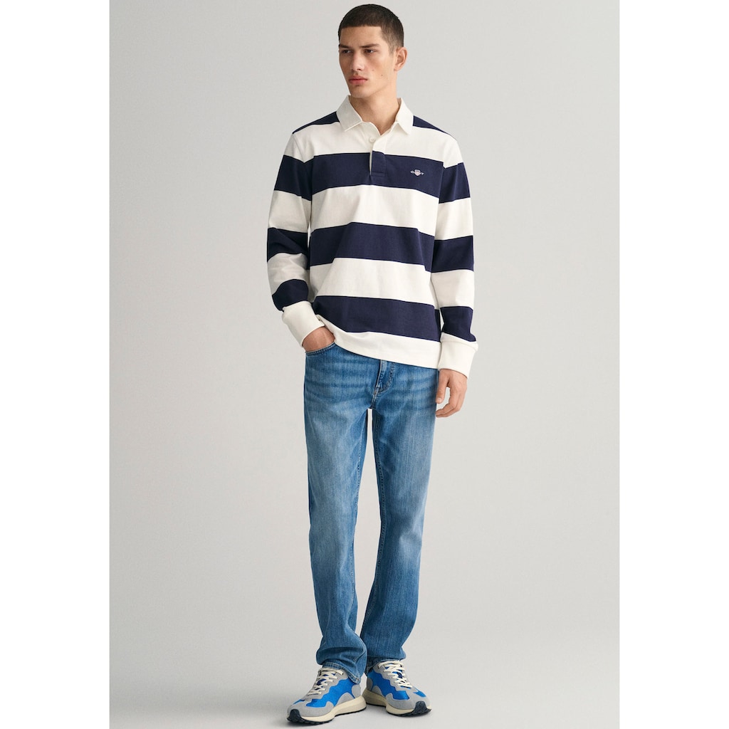 Gant Rugbyshirt »REG SHIELD BARSTRIPE HEAVY RUGGER«