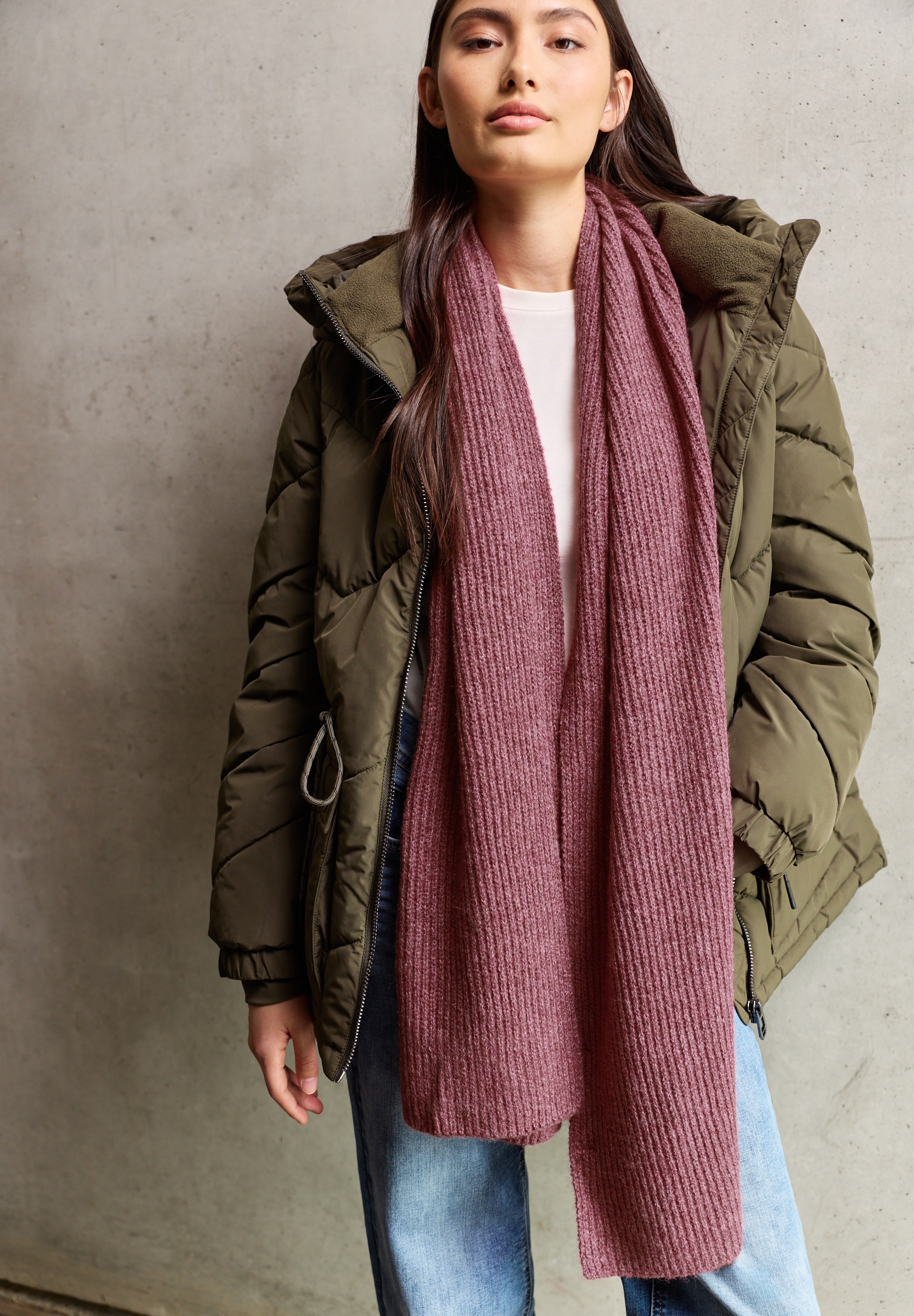 STREET ONE STUDIO Schal, aus softem Materialmix günstig online kaufen