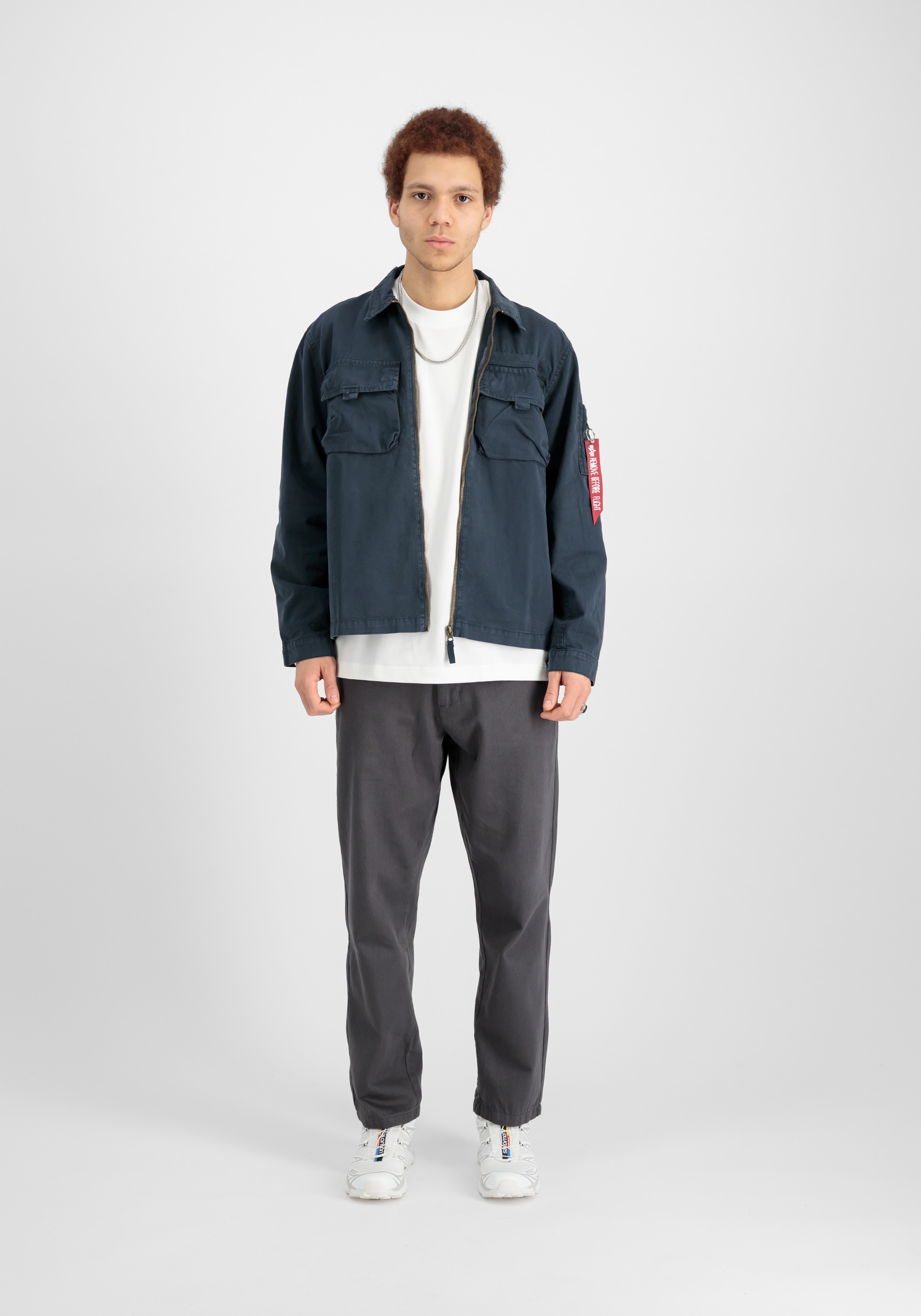 Alpha Industries Hemdjacke »ALPHA INDUSTRIES Men - Overshirts Twill Overshirt«