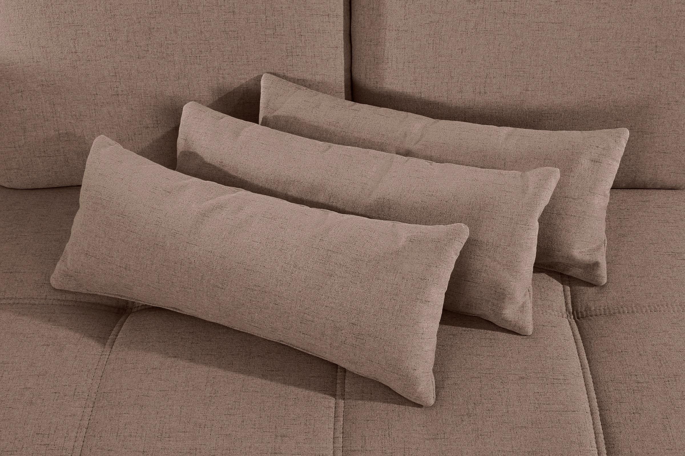 Places of Style Wohnlandschaft »Costello U-Form, mit Sitztiefenverstellung, Armteilverstellung und«, 3 Nierenkissen, optional Bettfunktion und Bettkasten