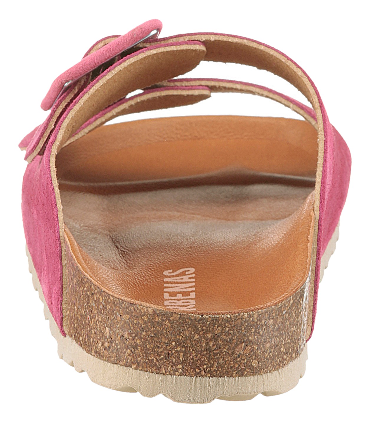 VERBENAS Pantolette "Randell Velour", Sommerschuh, Schlappen, Hausschuh, Ur günstig online kaufen