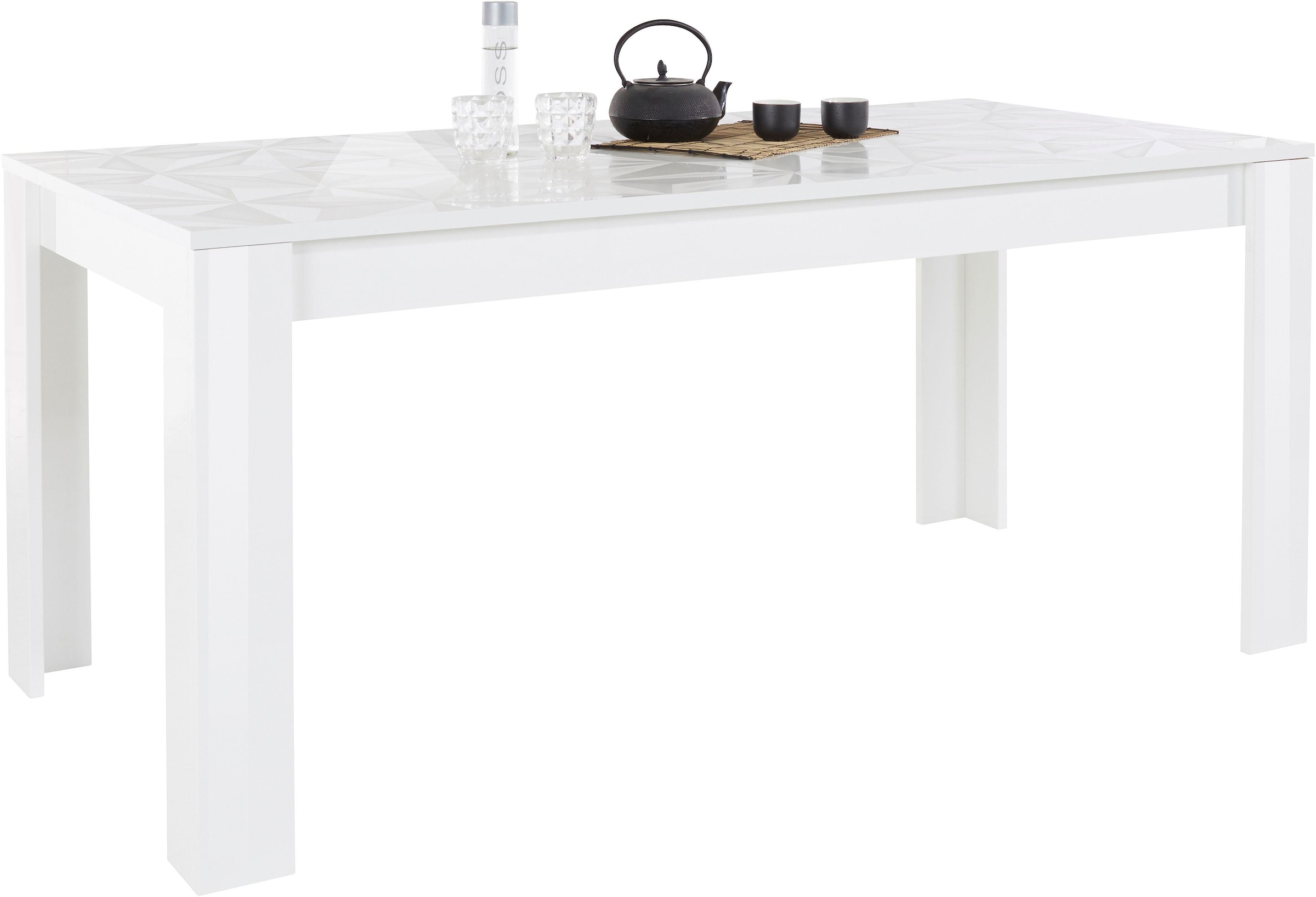 INOSIGN Esstisch "Prisma 180x90 cm, Esszimmertisch, ausziehbar, erweiterbar günstig online kaufen