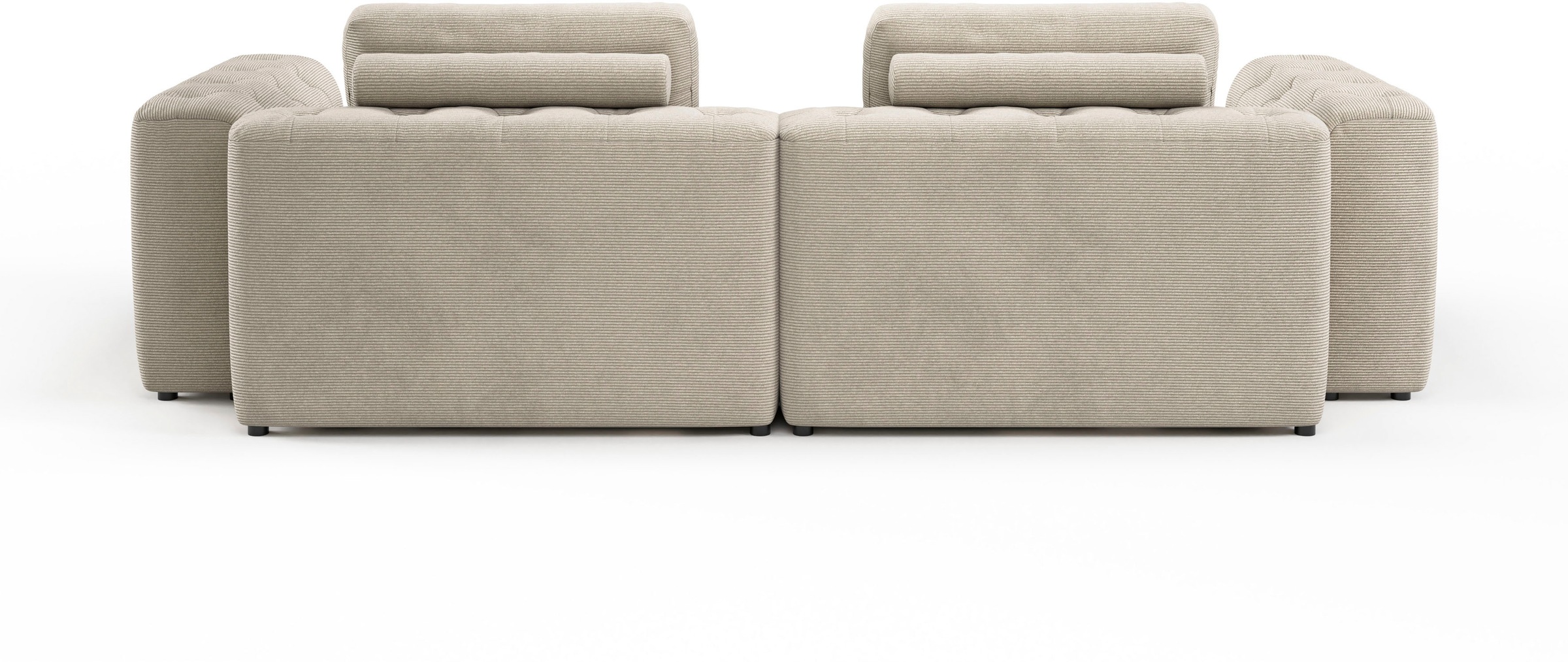 RAUM.ID 2,5-Sitzer »Cushid«, Modulsofa, bestehend aus 2 Teilen, Breite 268 cm