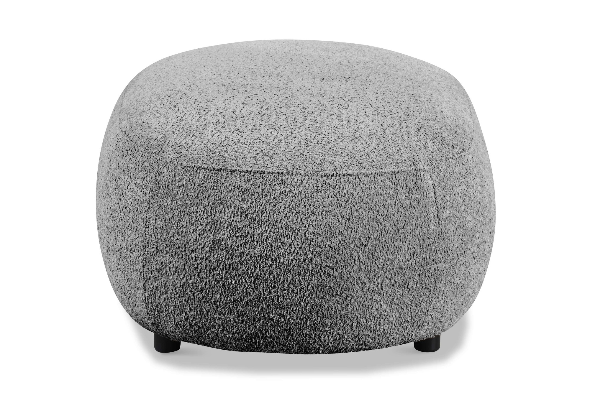 Home affaire Polsterhocker »OSTRUP, Naturtöne, Boucle« 90x64 cm, organische Form mit sanften Rundungen