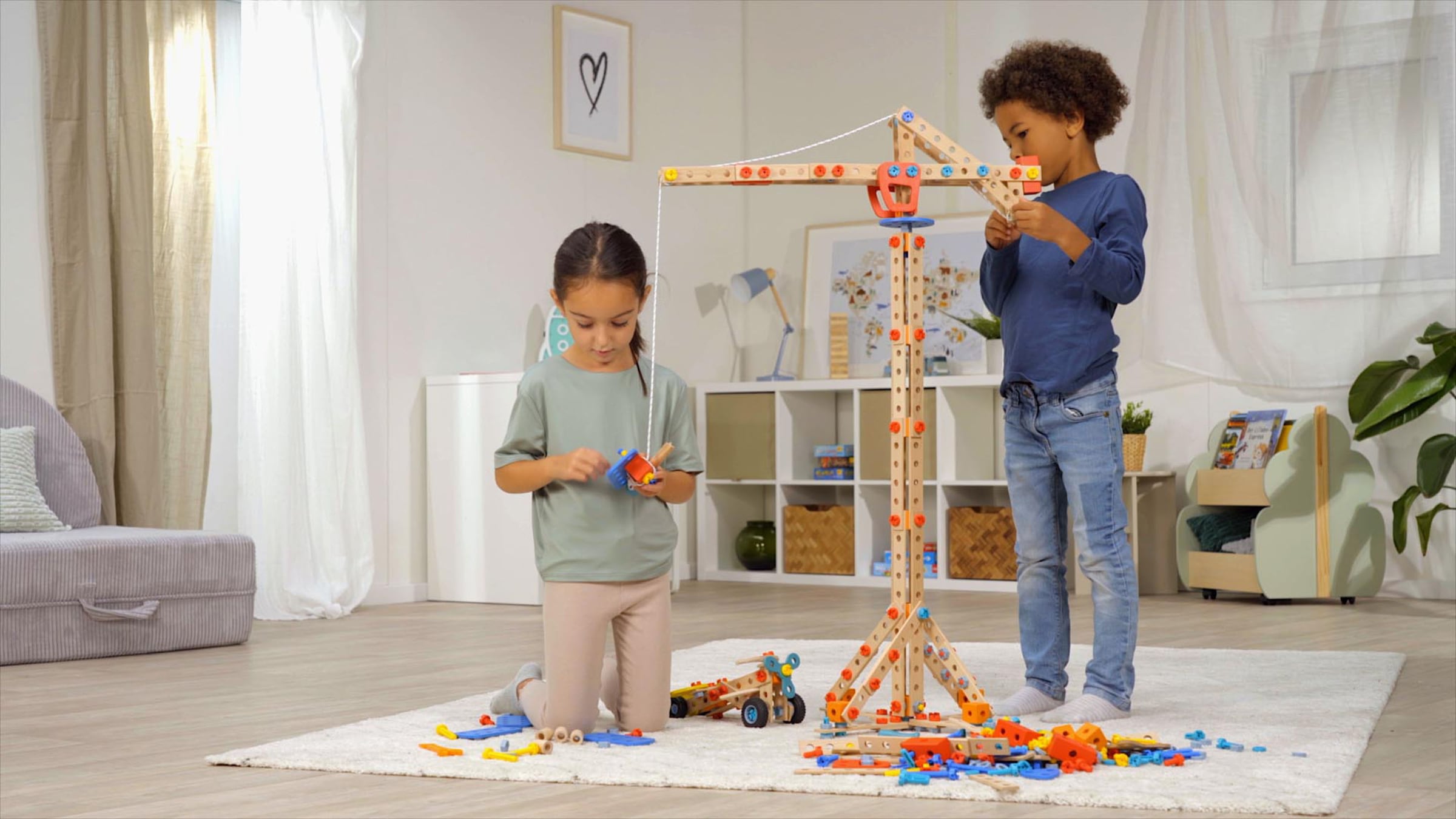 Eichhorn Konstruktionsspielsteine »Constructor Kran« Made in Germany