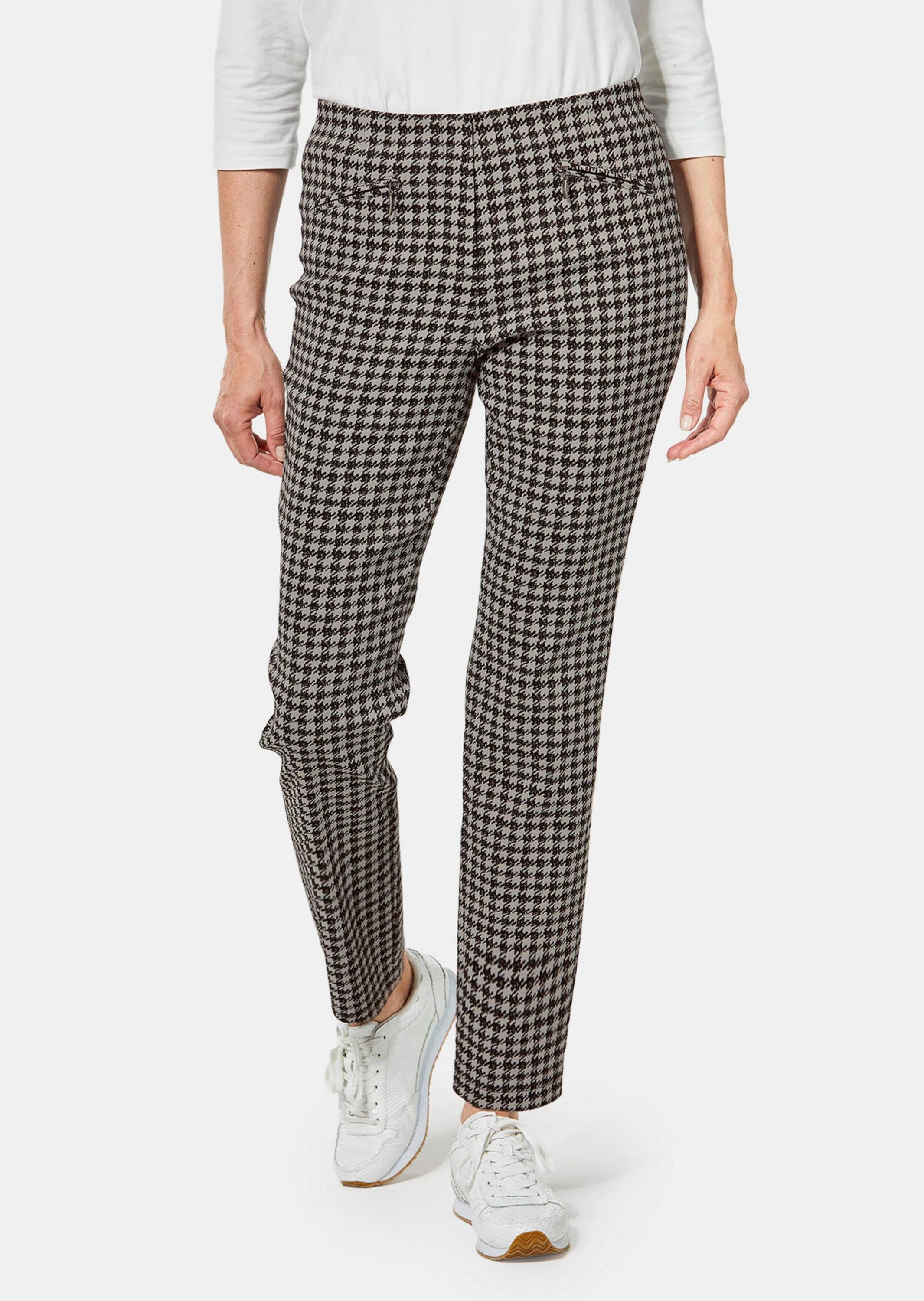 Thumbnail - GOLDNER 2-in-1-Hose "Kurzgröße Kurzgröße - Hahnentritthose Louisa"