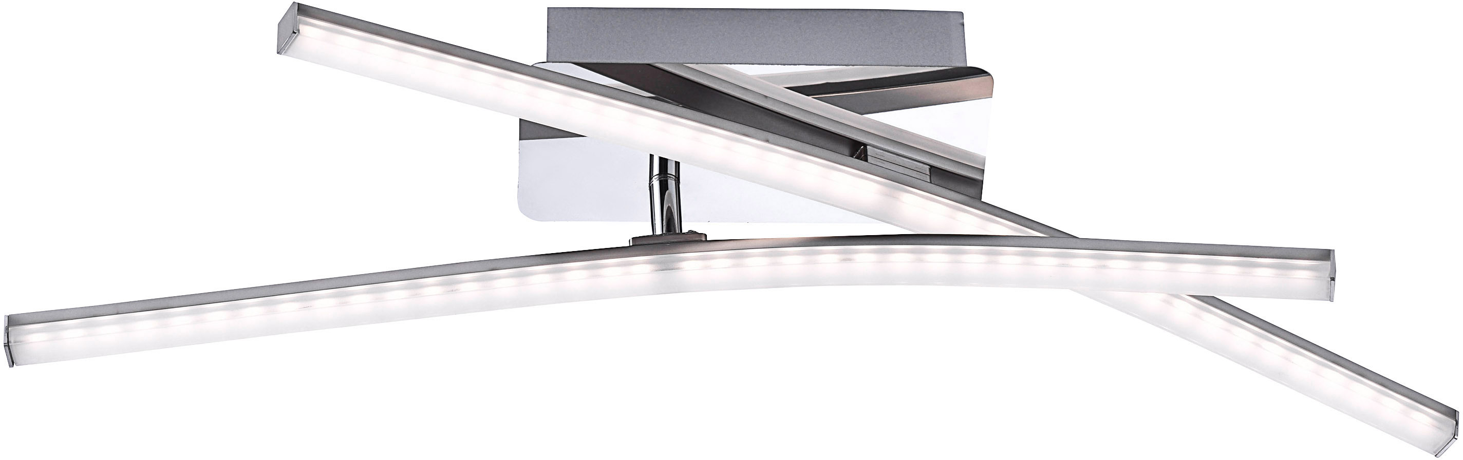 | 4 Leuchten Deckenleuchte BAUR LEDs »Route«, 4x mit moderne Lumen 500 TRIO LED 4-flammig, Deckenlampe flammig-flammig,