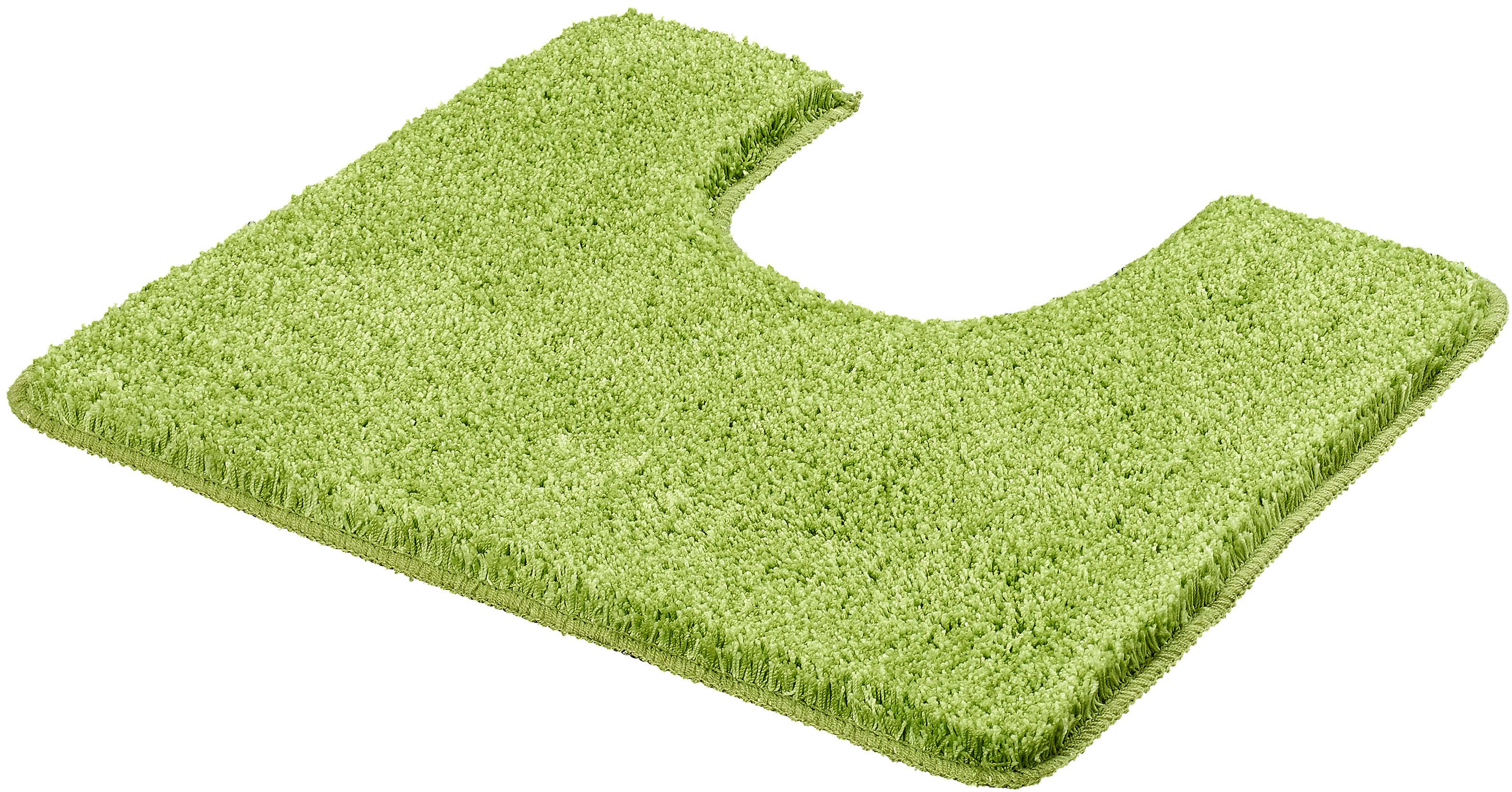 Kleine Wolke Badematte "Seattle, Badvorleger, Badezimmer Teppich" Höhe 25 mm rutschhemmend beschichtet fußbodenheizungsgeeignet Badteppich, Uni Farben mit Melange Effekt, besonders weich, waschbar
