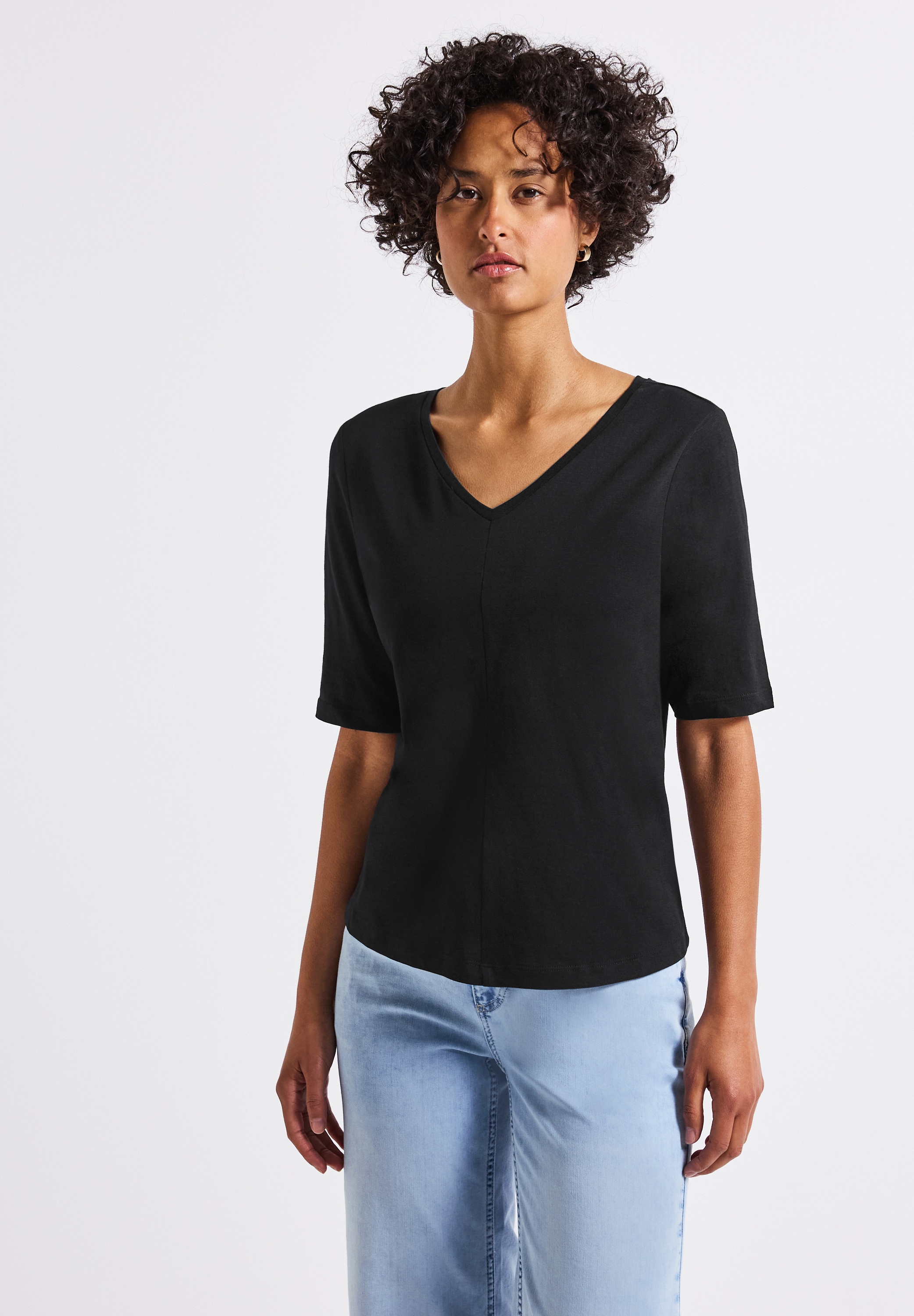 STREET ONE T-Shirt, im soften Baumwoll-Mix günstig online kaufen