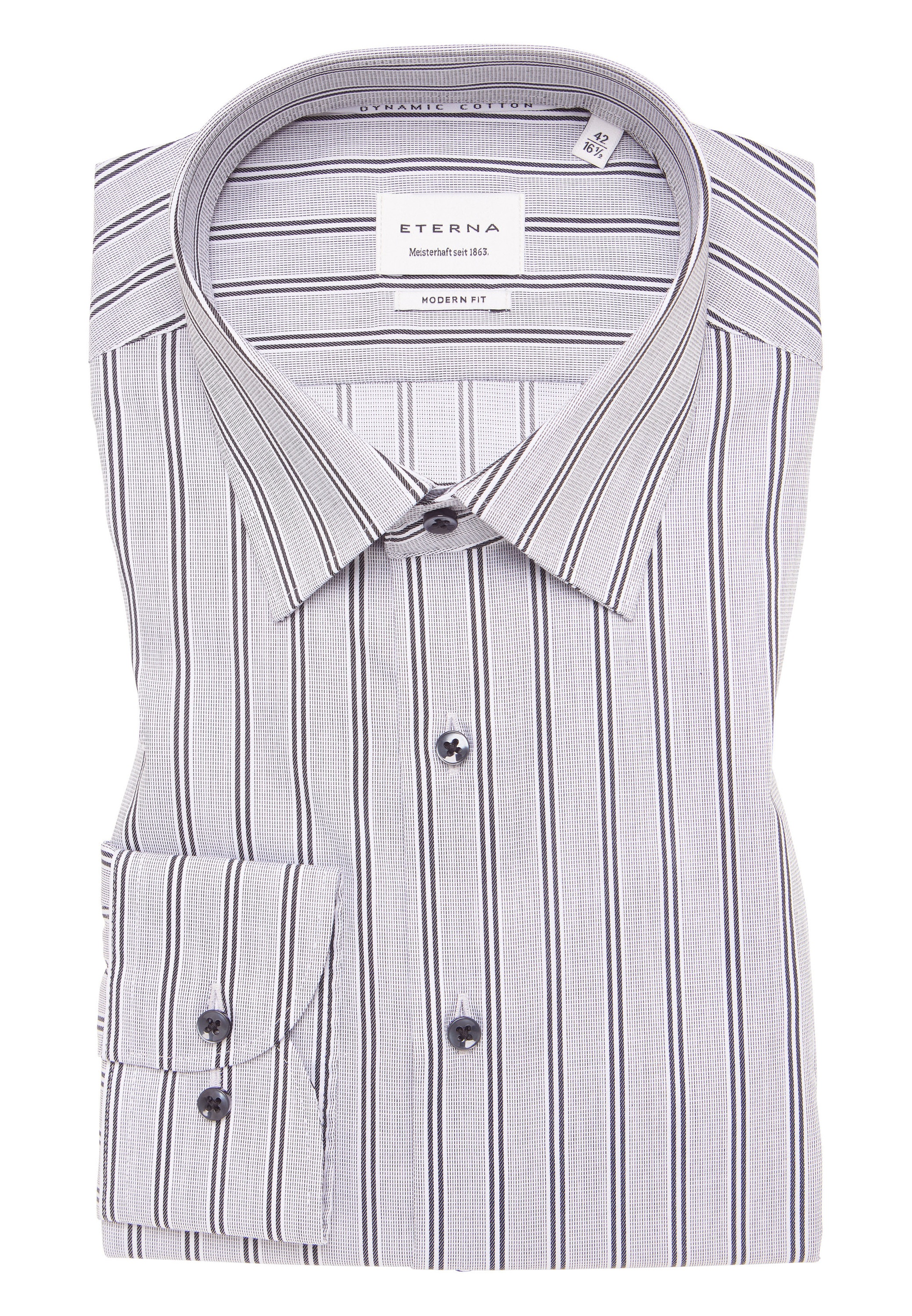 Eterna Langarmhemd »MODERN FIT«, NON IRON (bügelfrei)