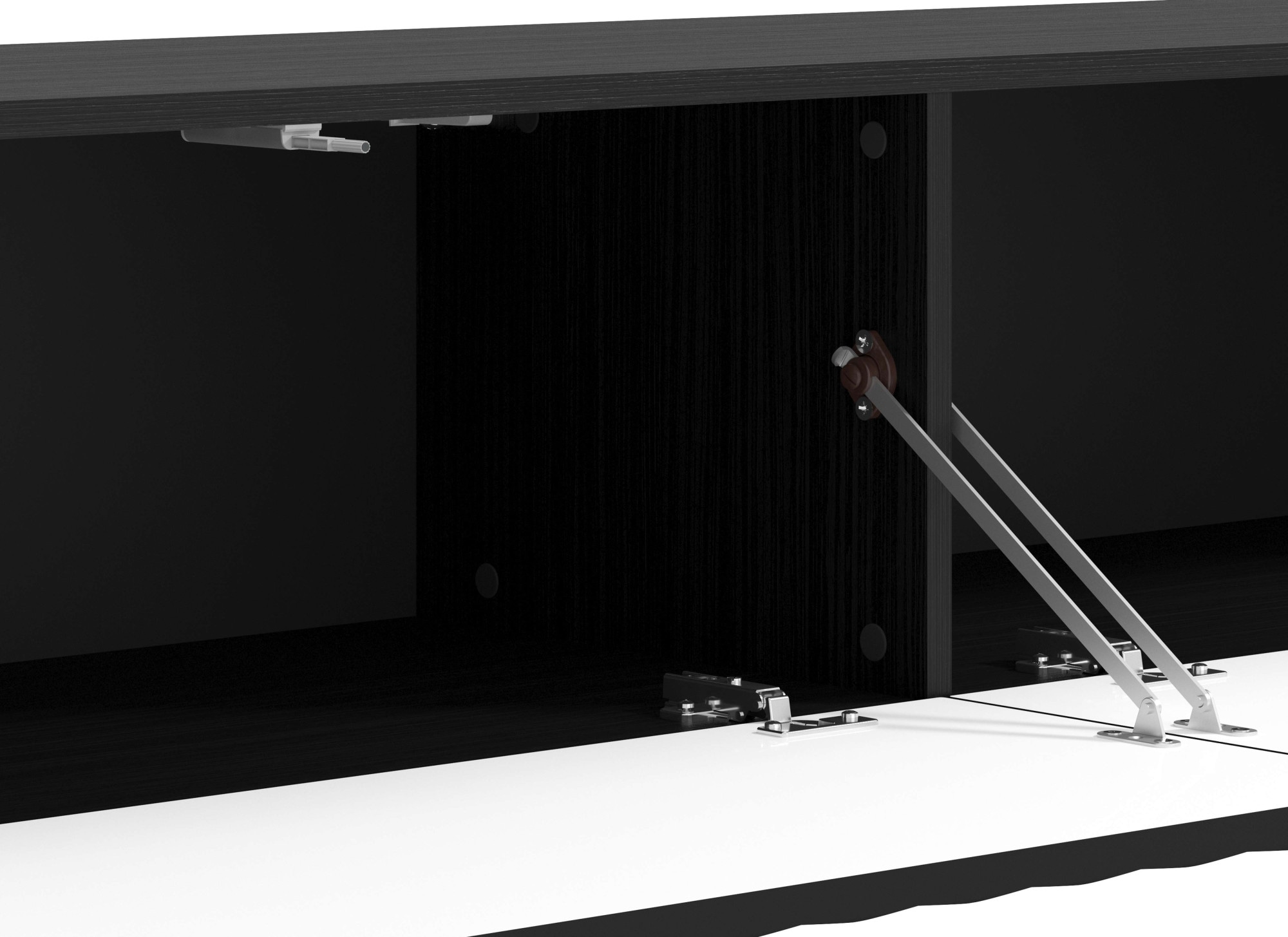 INOSIGN Lowboard »Antibes TV-Lowboard, Breite 192/154/128 cm, TV-Schrank«, TV-Kommode, 3D-Fronten, Push-To-Open-Funktion, Wandmonatage
